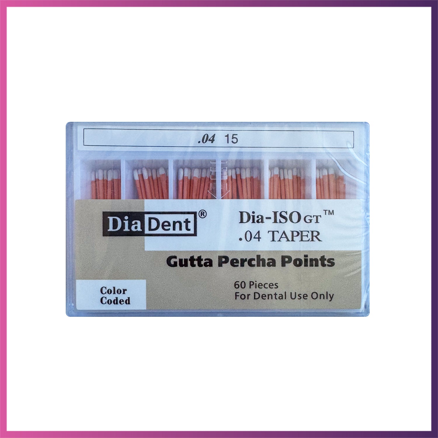 DiaDent Gutta Percha - ISO Size (04)
