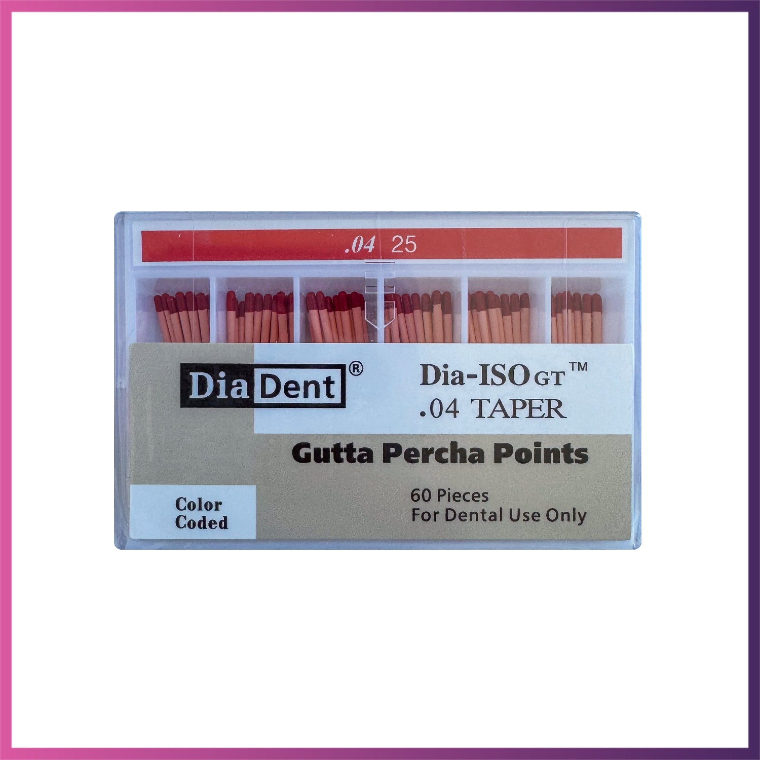 DiaDent Gutta Percha - ISO Size (04)