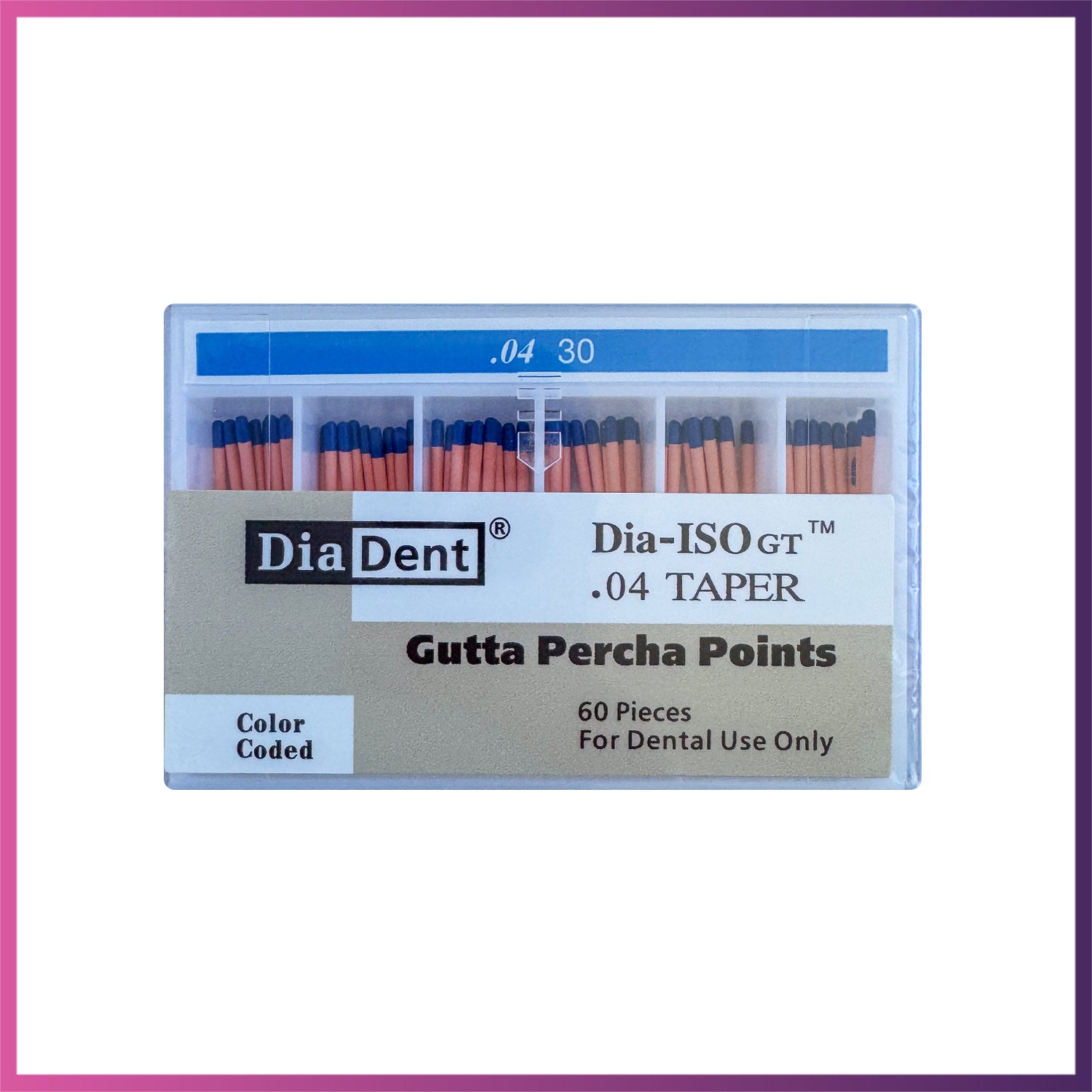 DiaDent Gutta Percha - ISO Size (04)