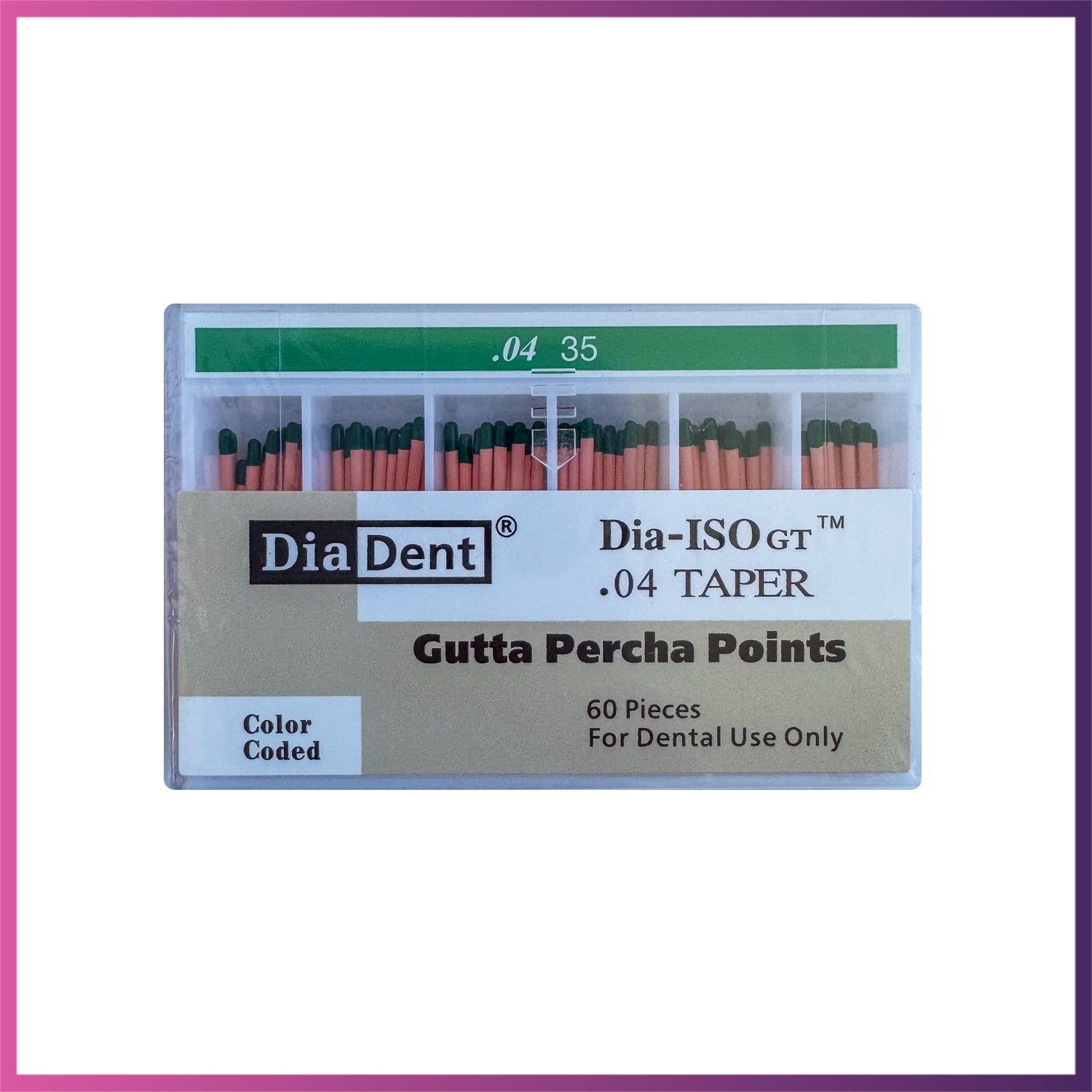 DiaDent Gutta Percha - ISO Size (04)