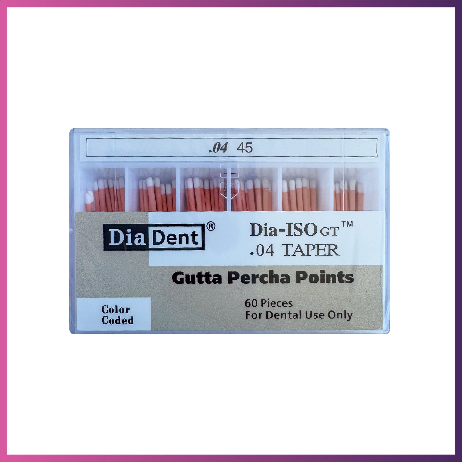 DiaDent Gutta Percha - ISO Size (04)