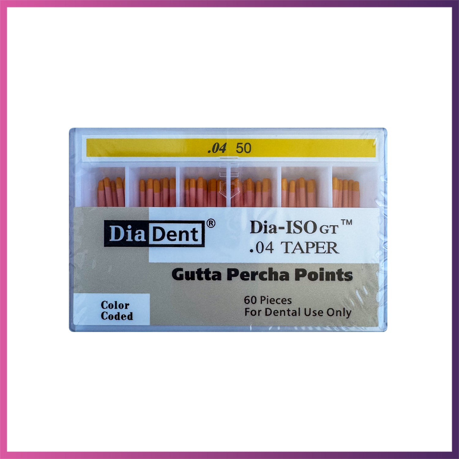 DiaDent Gutta Percha - ISO Size (04)