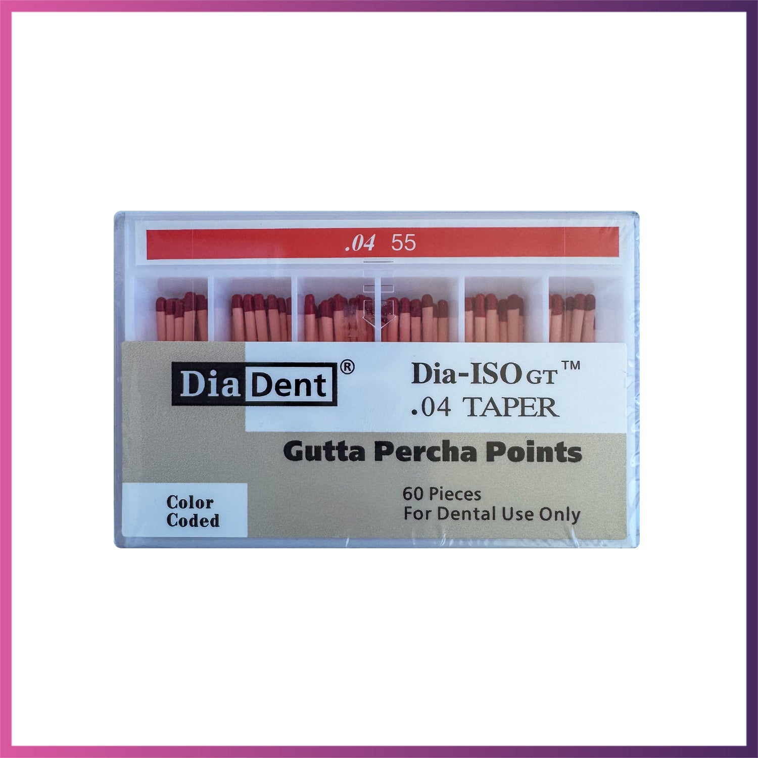 DiaDent Gutta Percha - ISO Size (04)