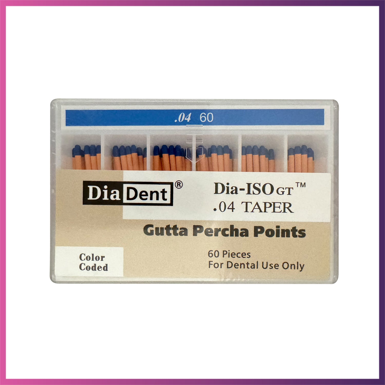DiaDent Gutta Percha - ISO Size (04)