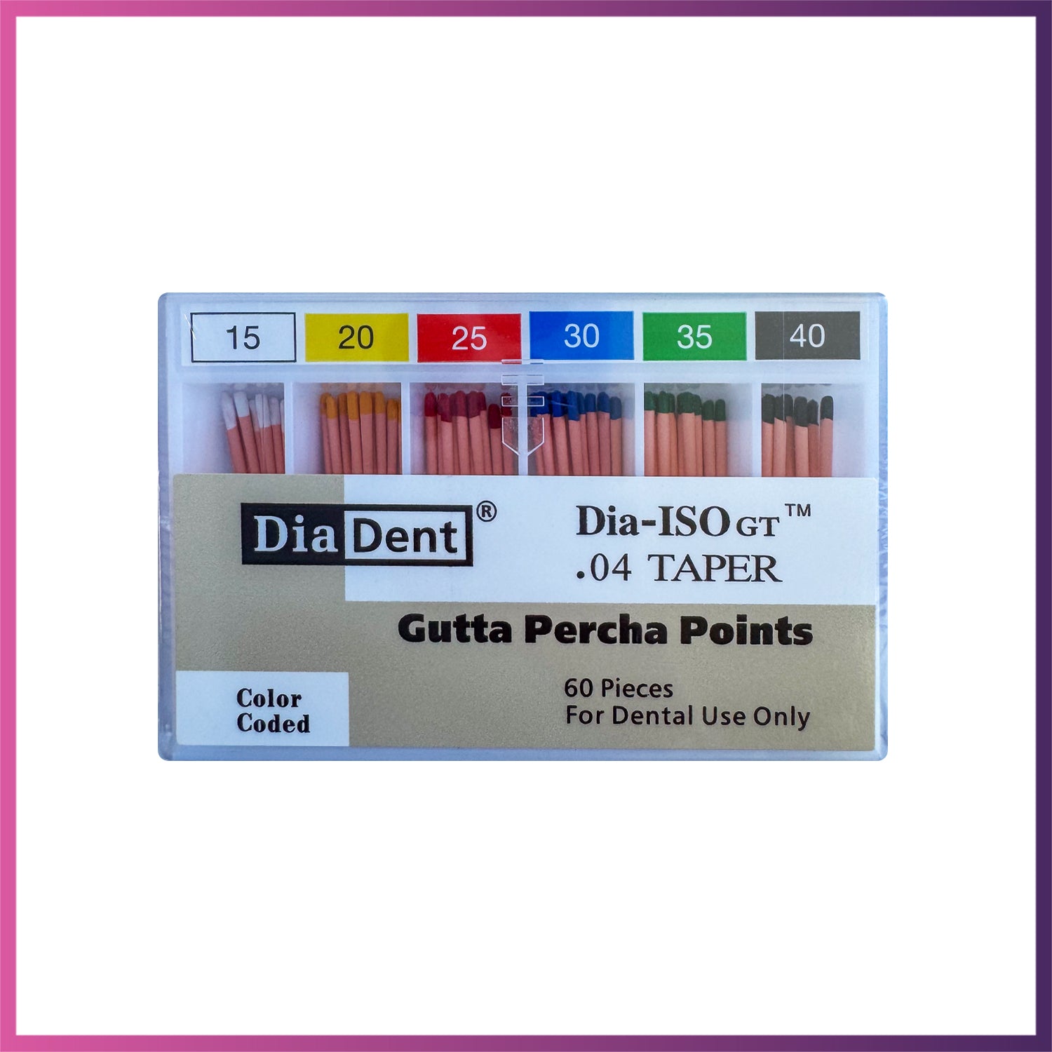 DiaDent Gutta Percha - ISO Size (04)