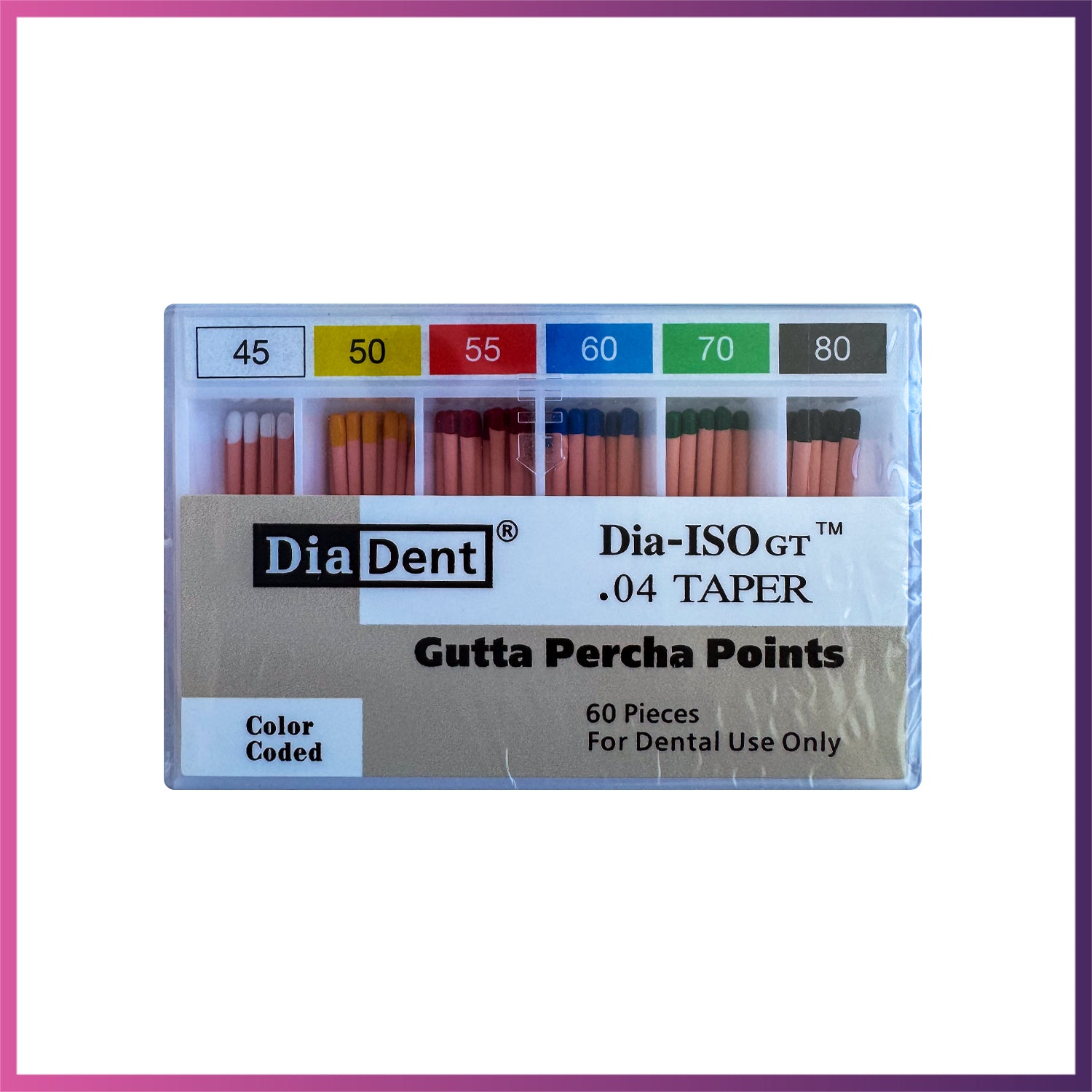 DiaDent Gutta Percha - ISO Size (04)