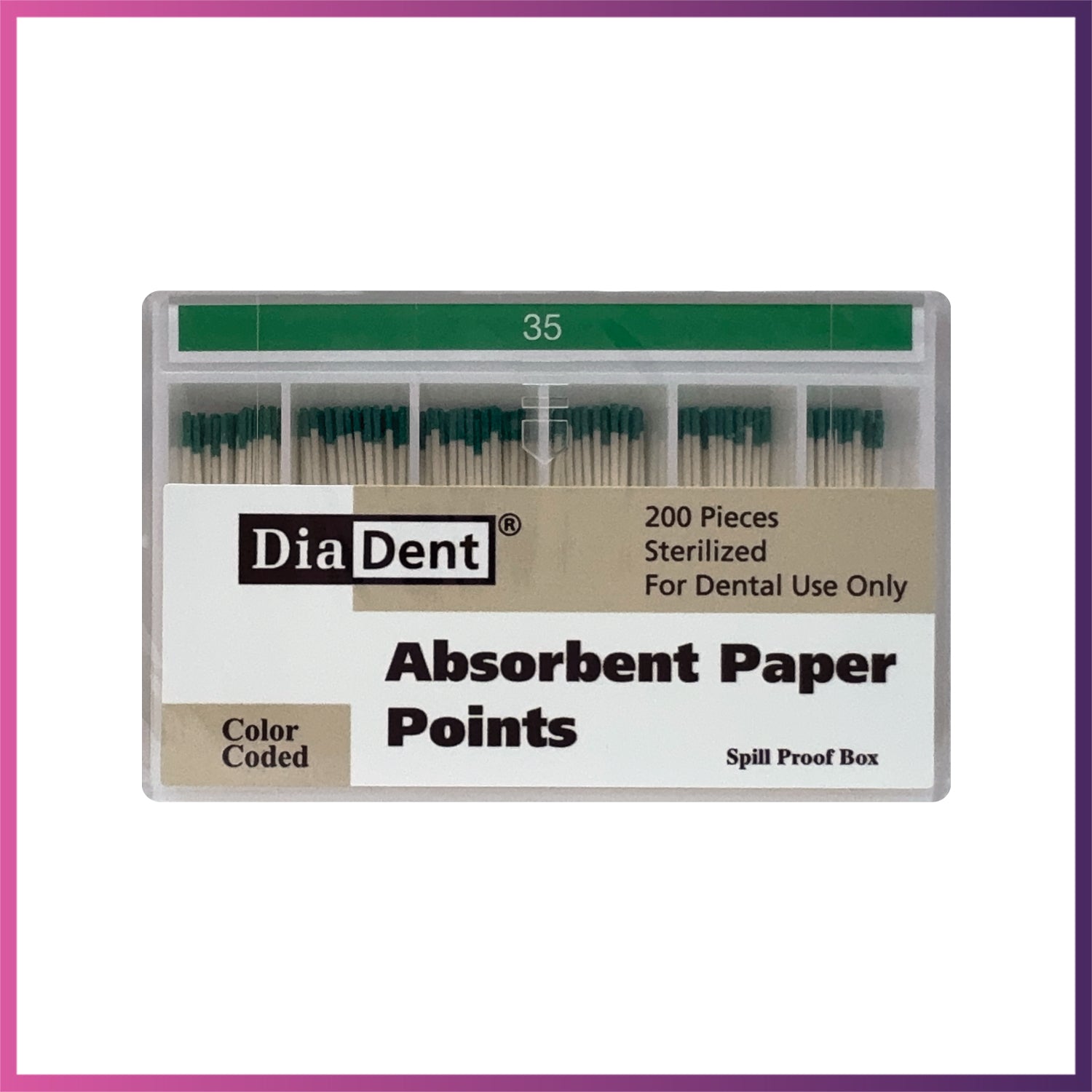 DiaDent Paper Points - ISO Sizes 0.02