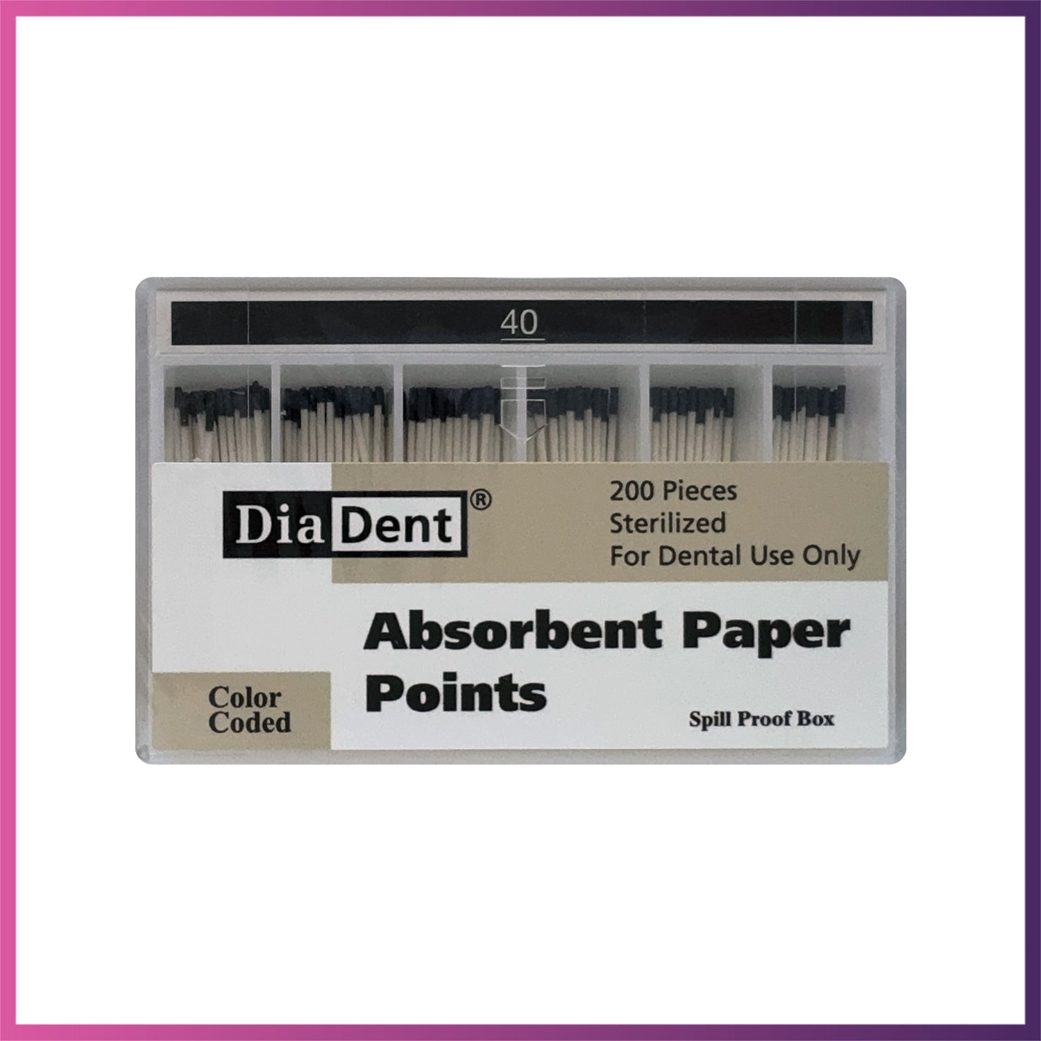 DiaDent Paper Points - ISO Sizes 0.02