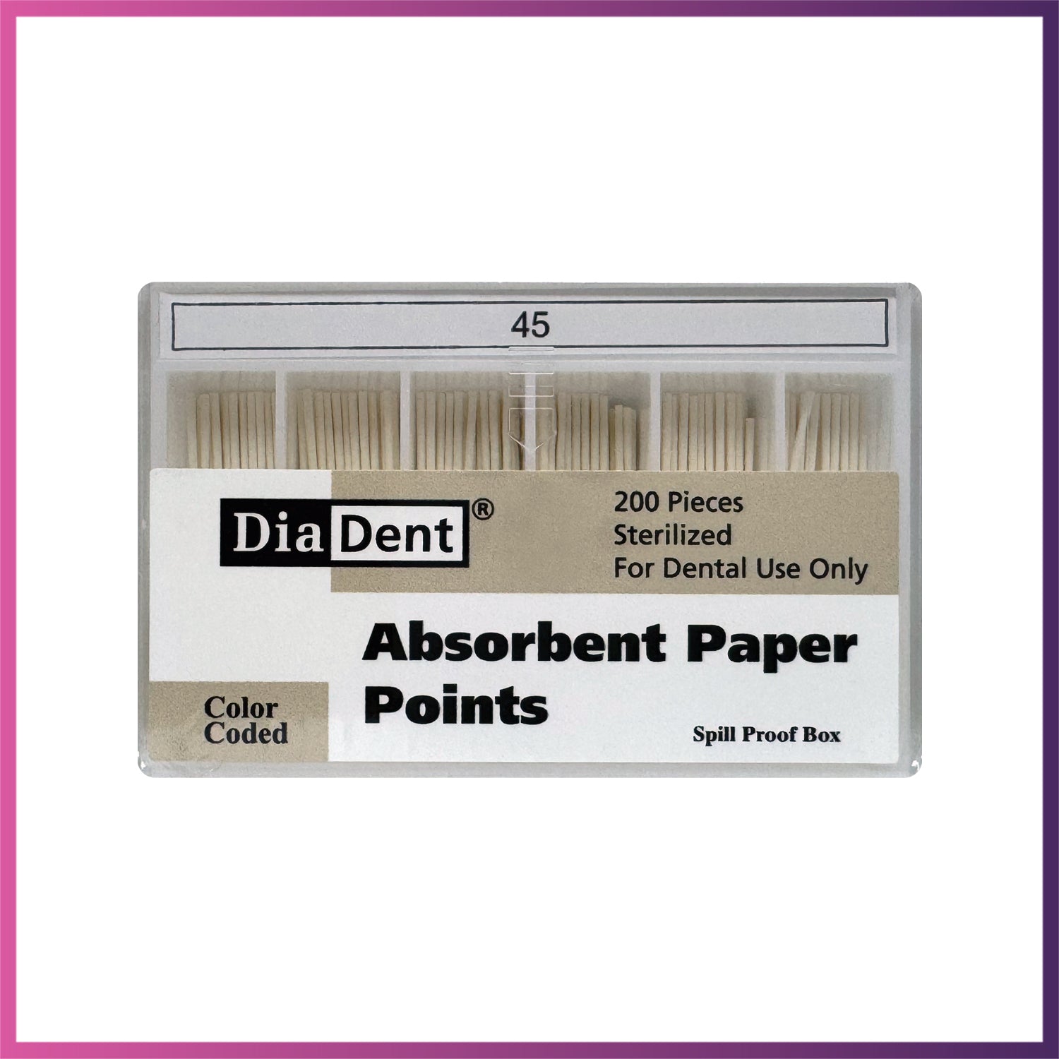 DiaDent Paper Points - ISO Sizes 0.02