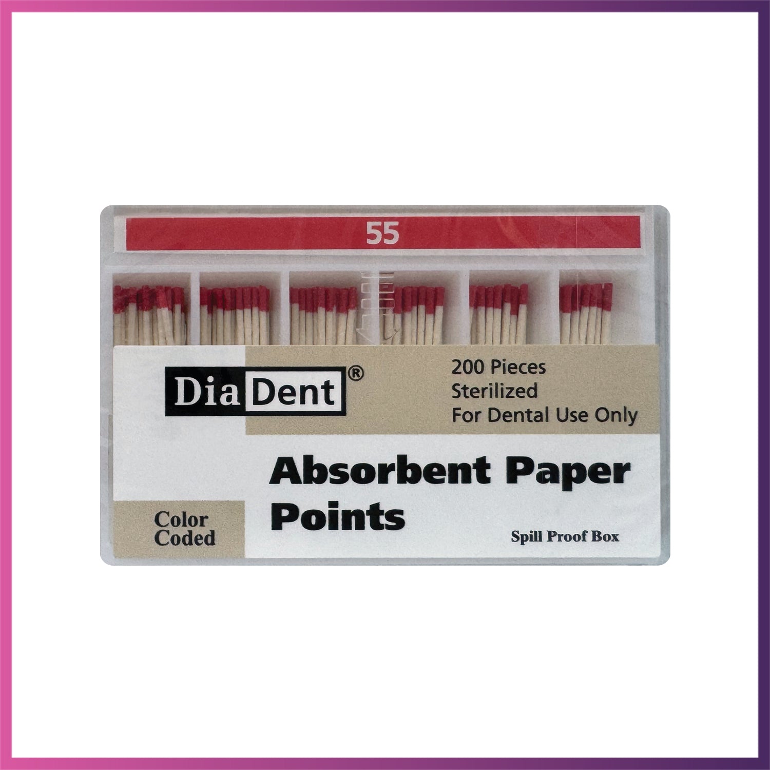 DiaDent Paper Points - ISO Sizes 0.02