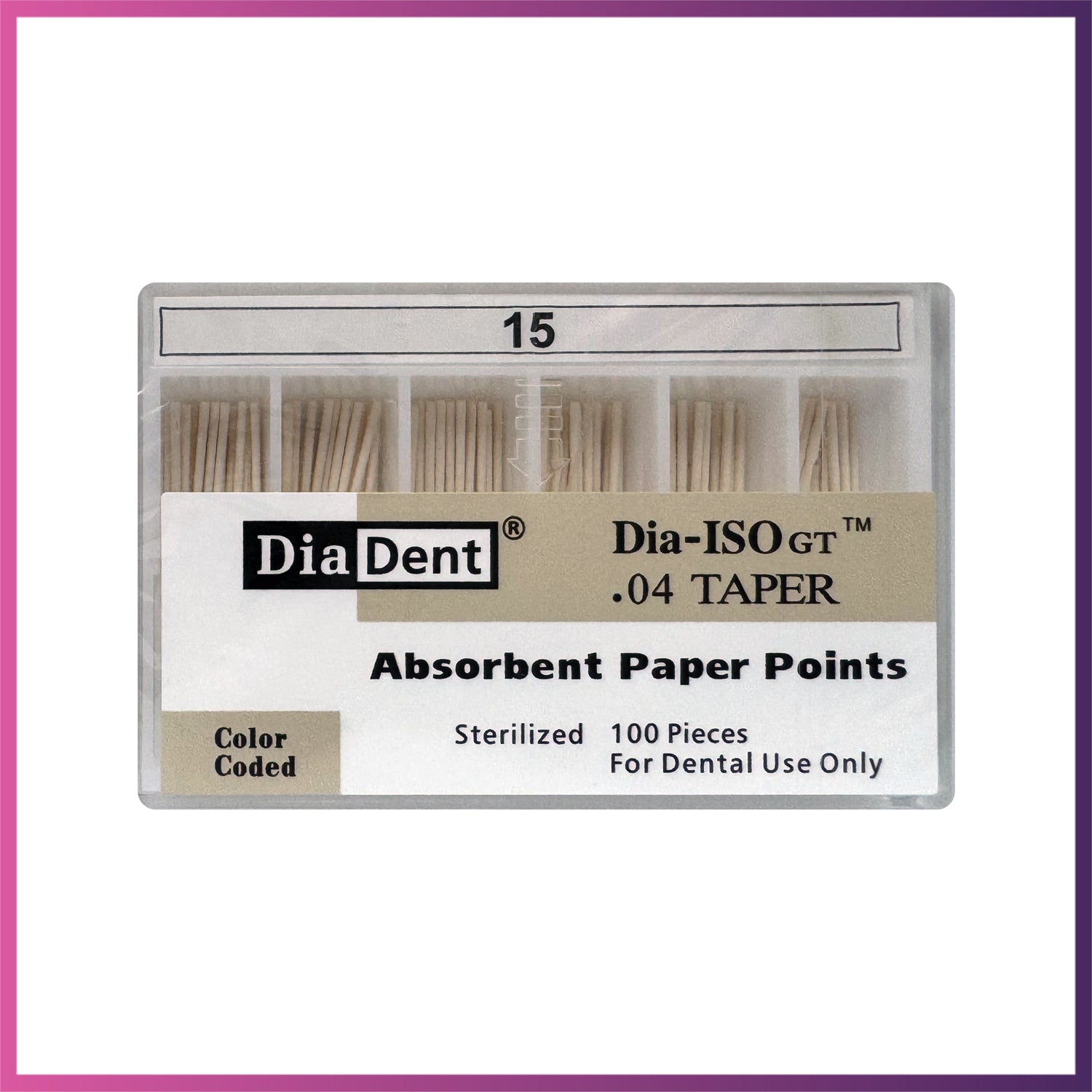 DiaDent Paper Points - ISO Sizes 0.04
