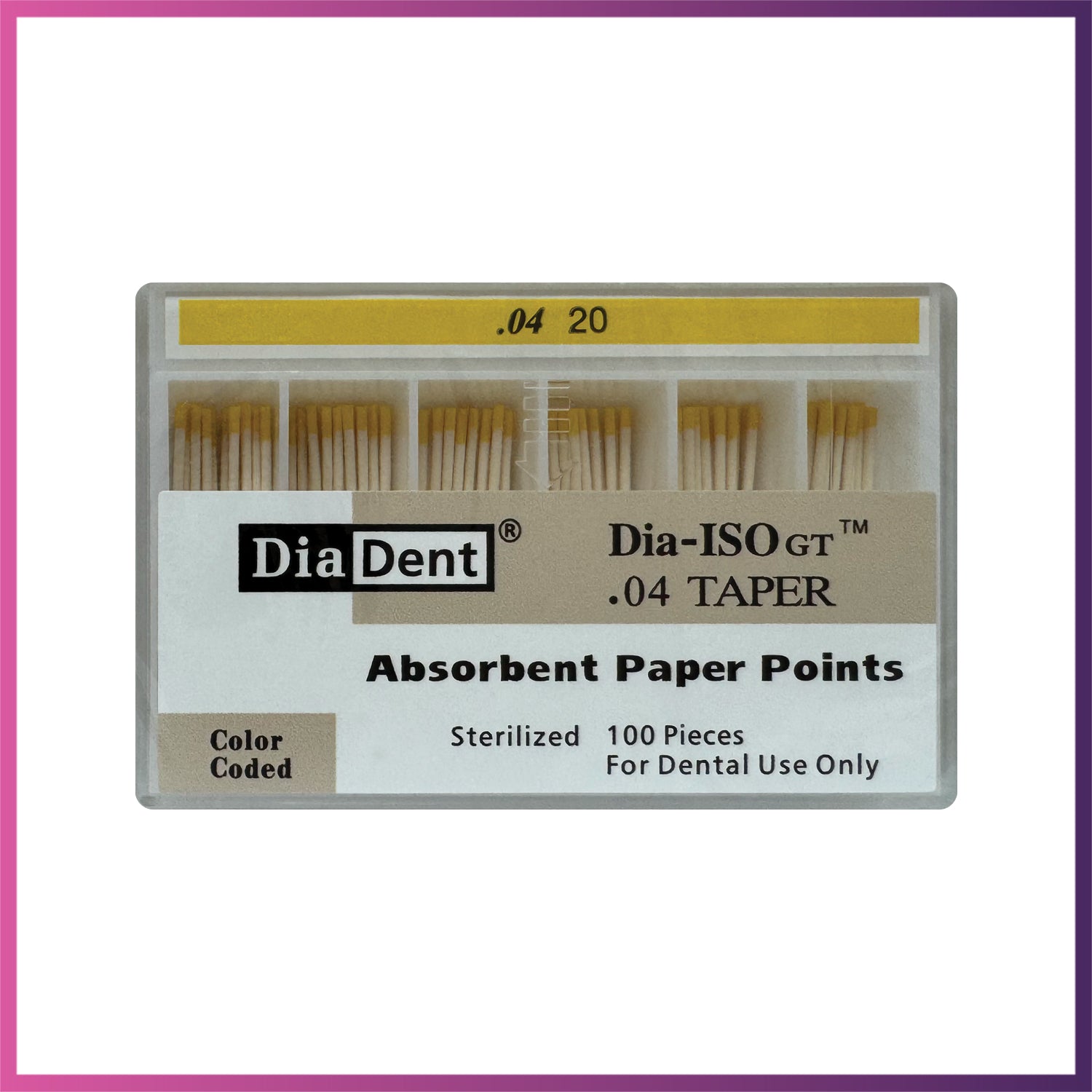 DiaDent Paper Points - ISO Sizes 0.04