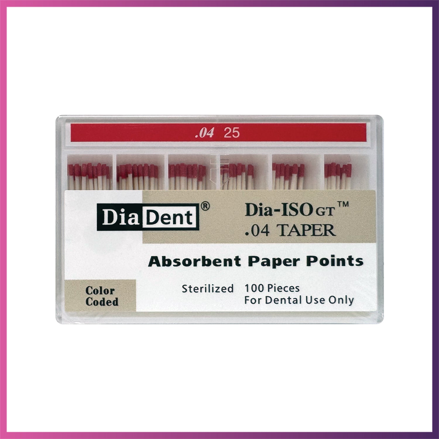 DiaDent Paper Points - ISO Sizes 0.04