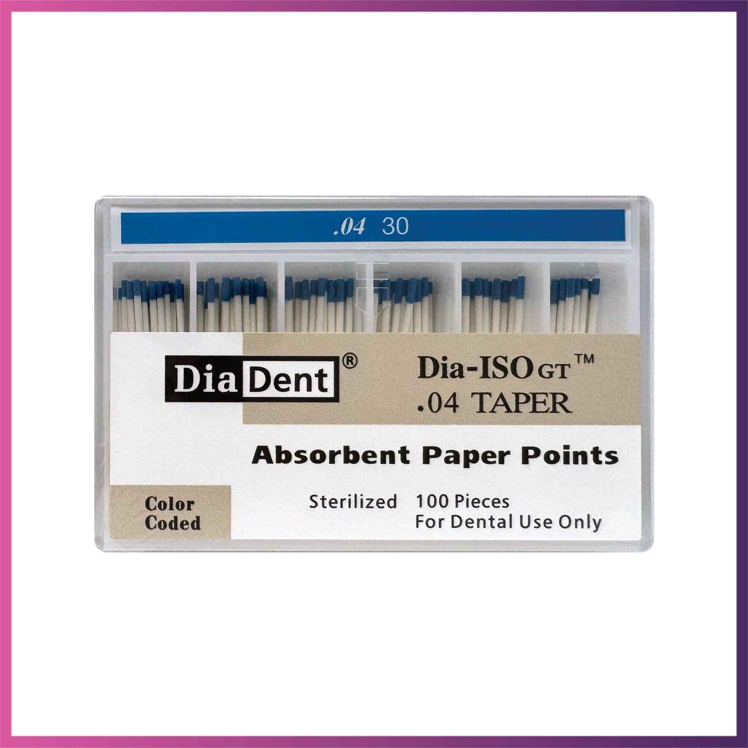 DiaDent Paper Points - ISO Sizes 0.04