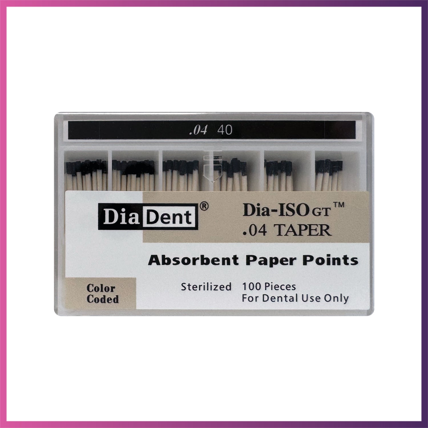 DiaDent Paper Points - ISO Sizes 0.04