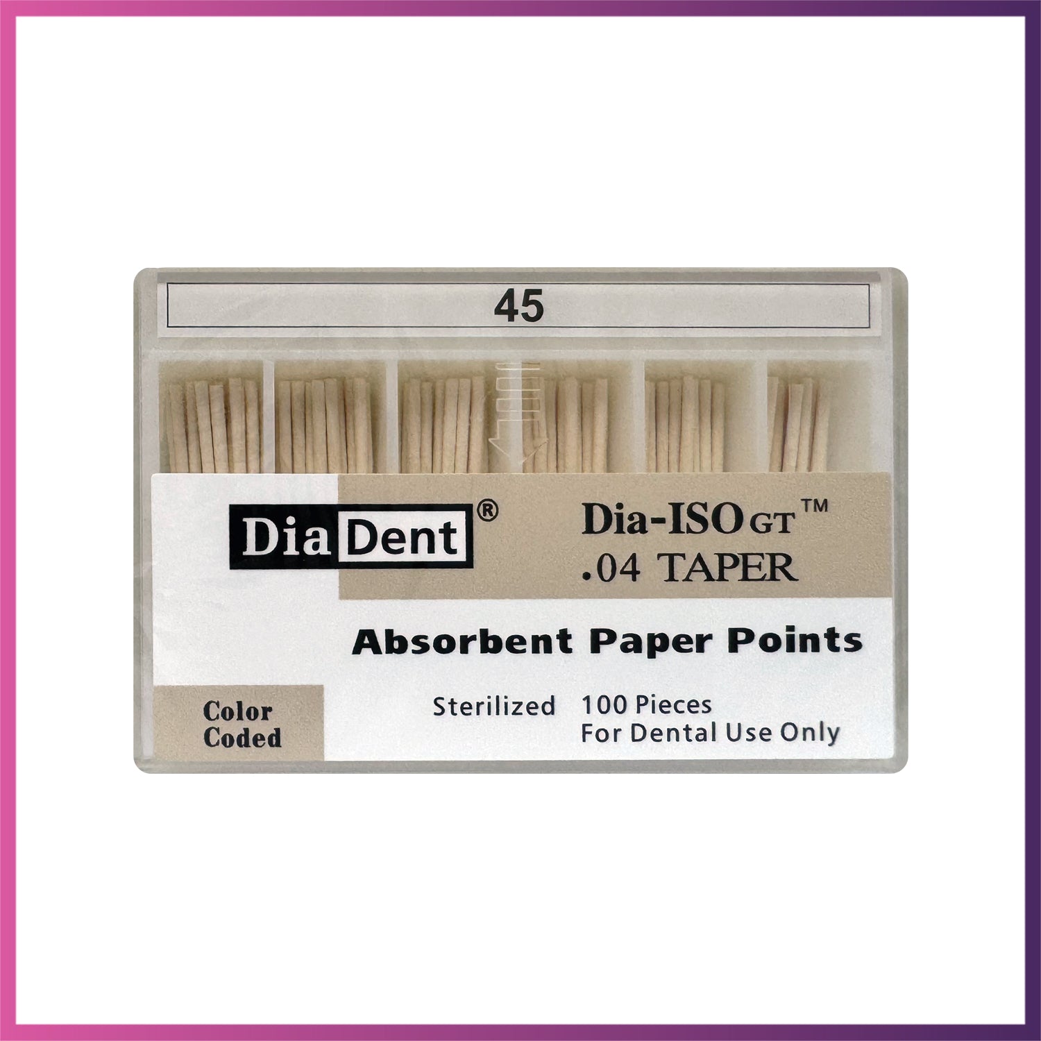 DiaDent Paper Points - ISO Sizes 0.04