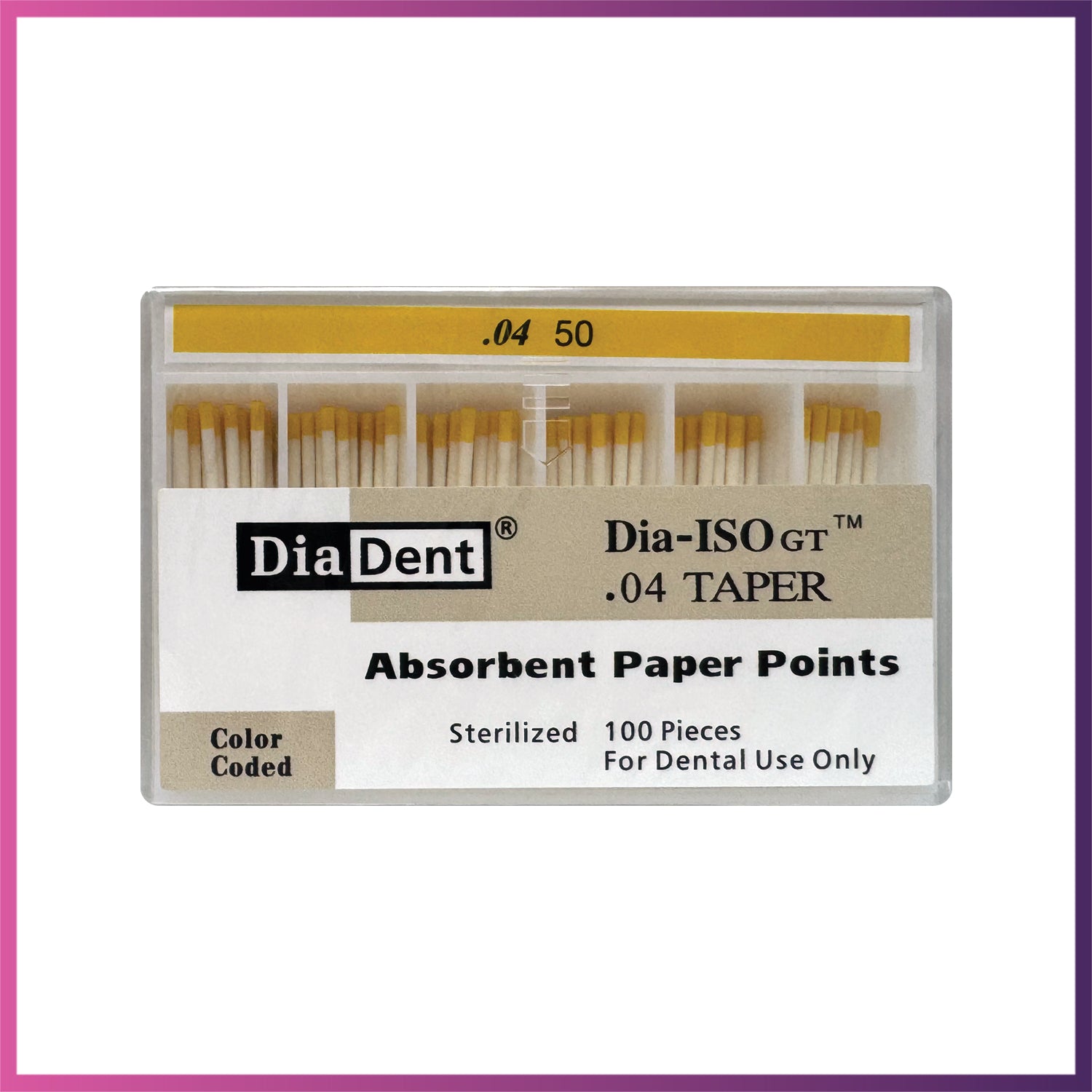DiaDent Paper Points - ISO Sizes 0.04