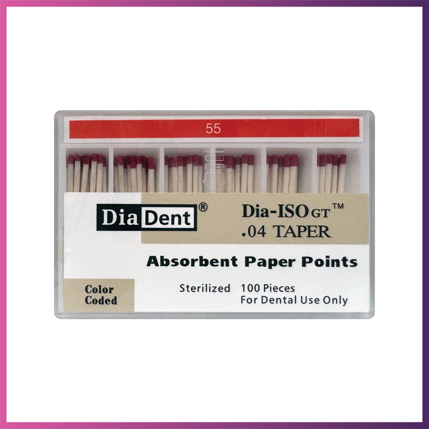 DiaDent Paper Points - ISO Sizes 0.04