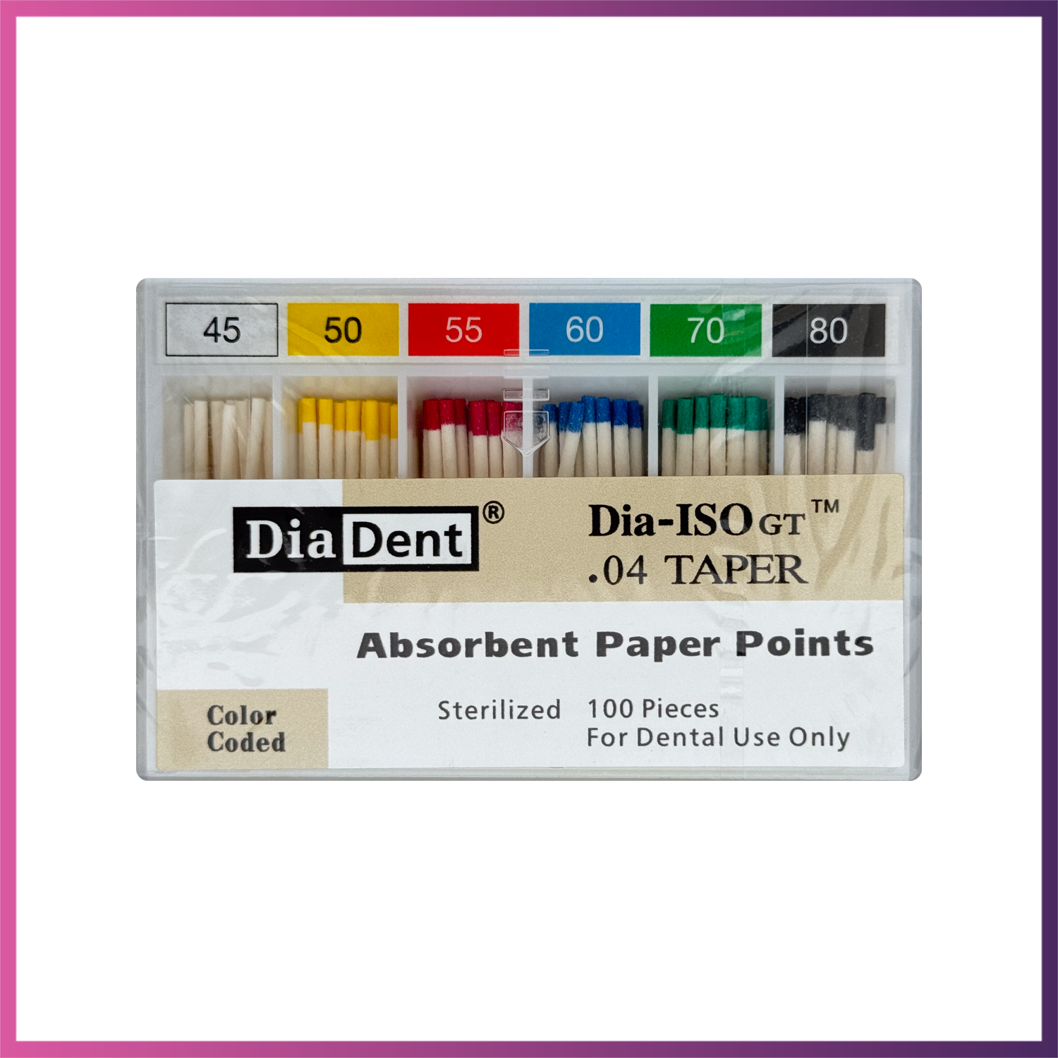 DiaDent Paper Points - ISO Sizes 0.04