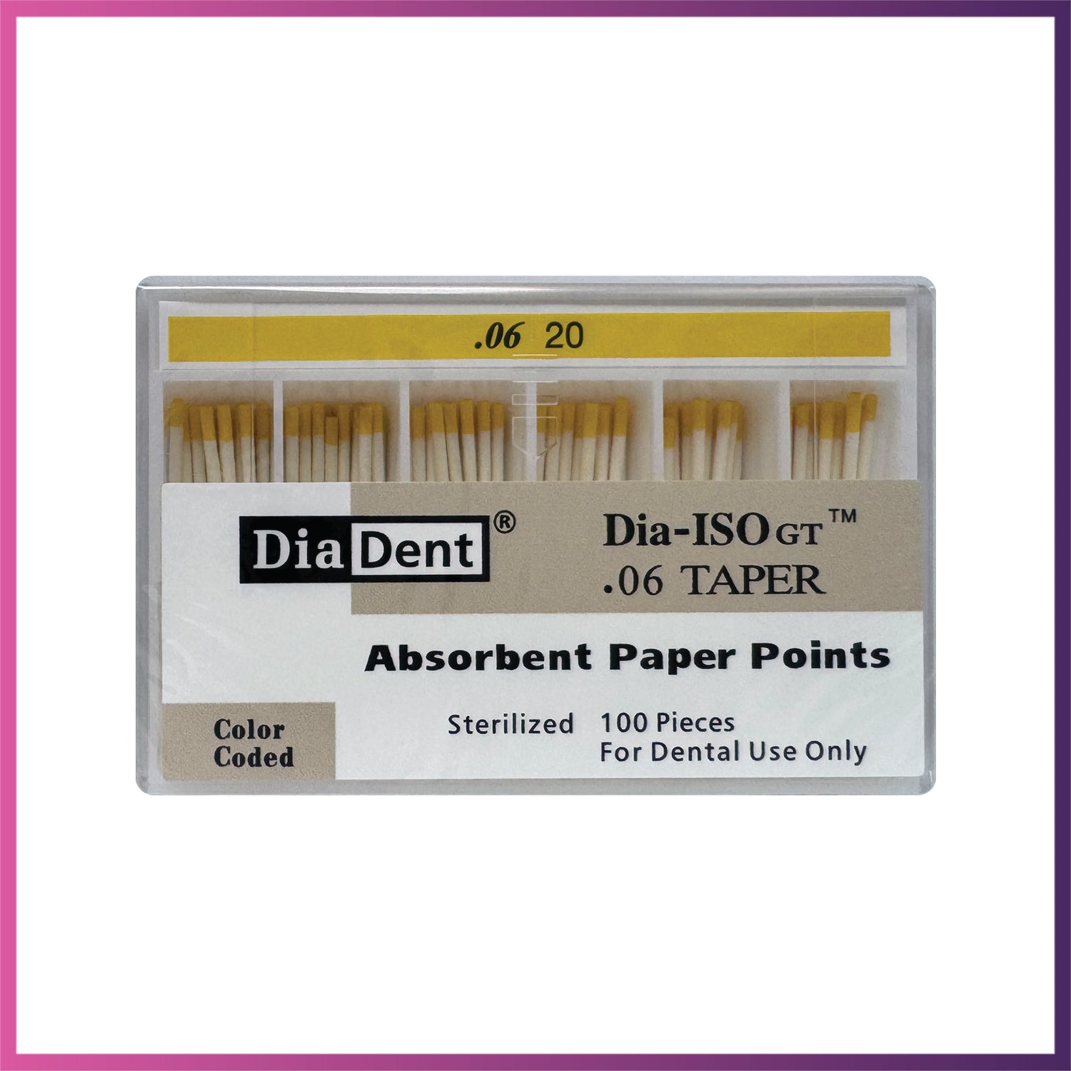 DiaDent Paper Points - ISO Sizes 0.06
