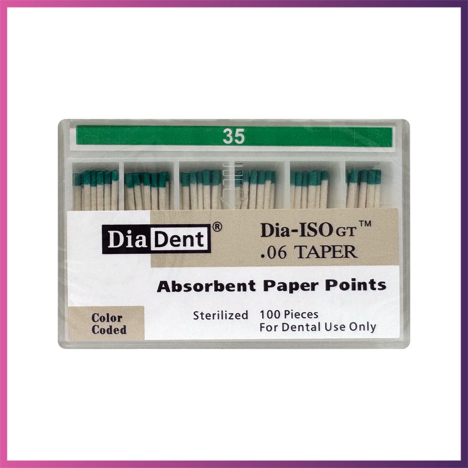 DiaDent Paper Points - ISO Sizes 0.06