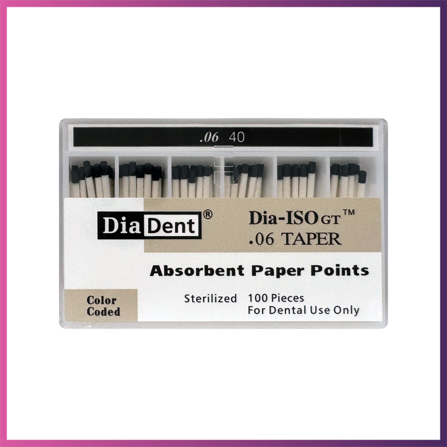 DiaDent Paper Points - ISO Sizes 0.06