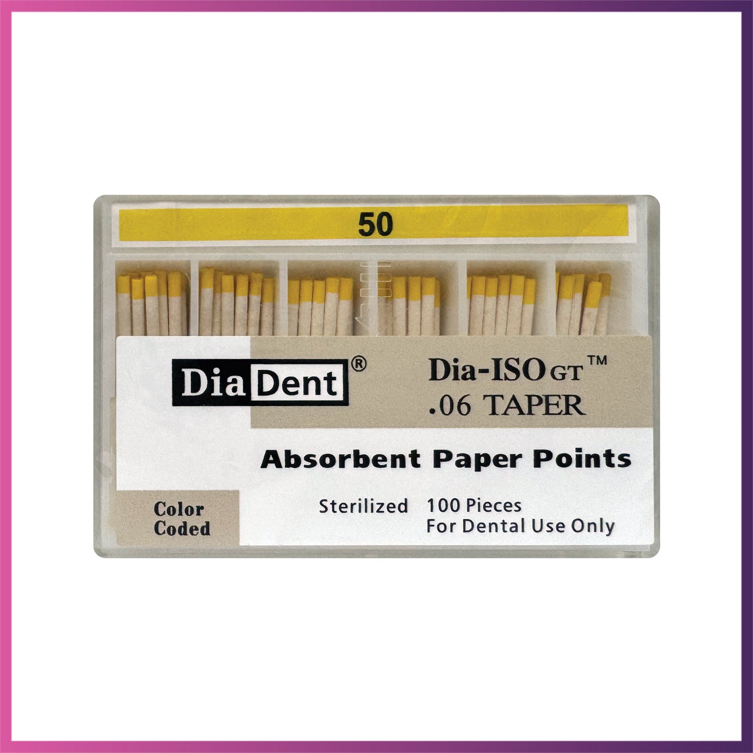 DiaDent Paper Points - ISO Sizes 0.06