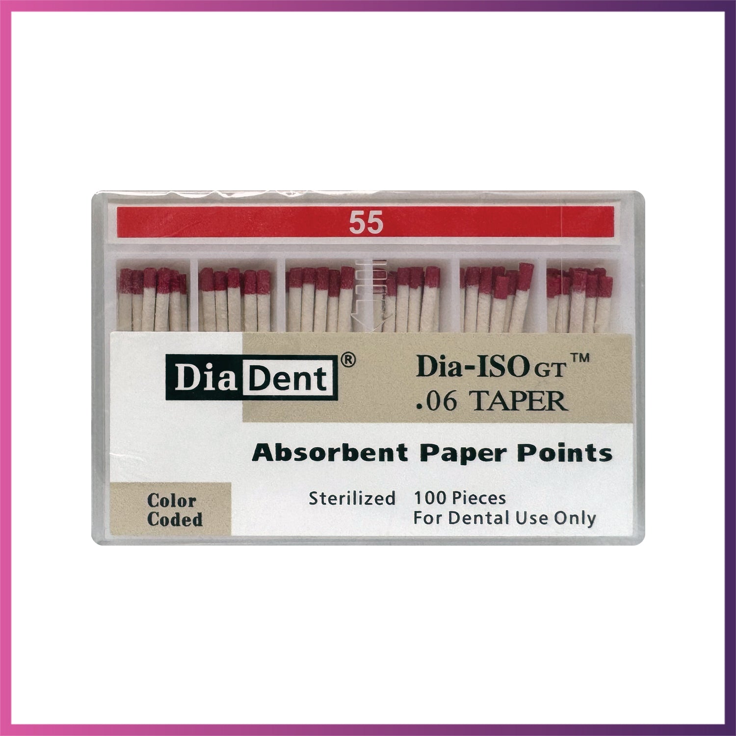 DiaDent Paper Points - ISO Sizes 0.06