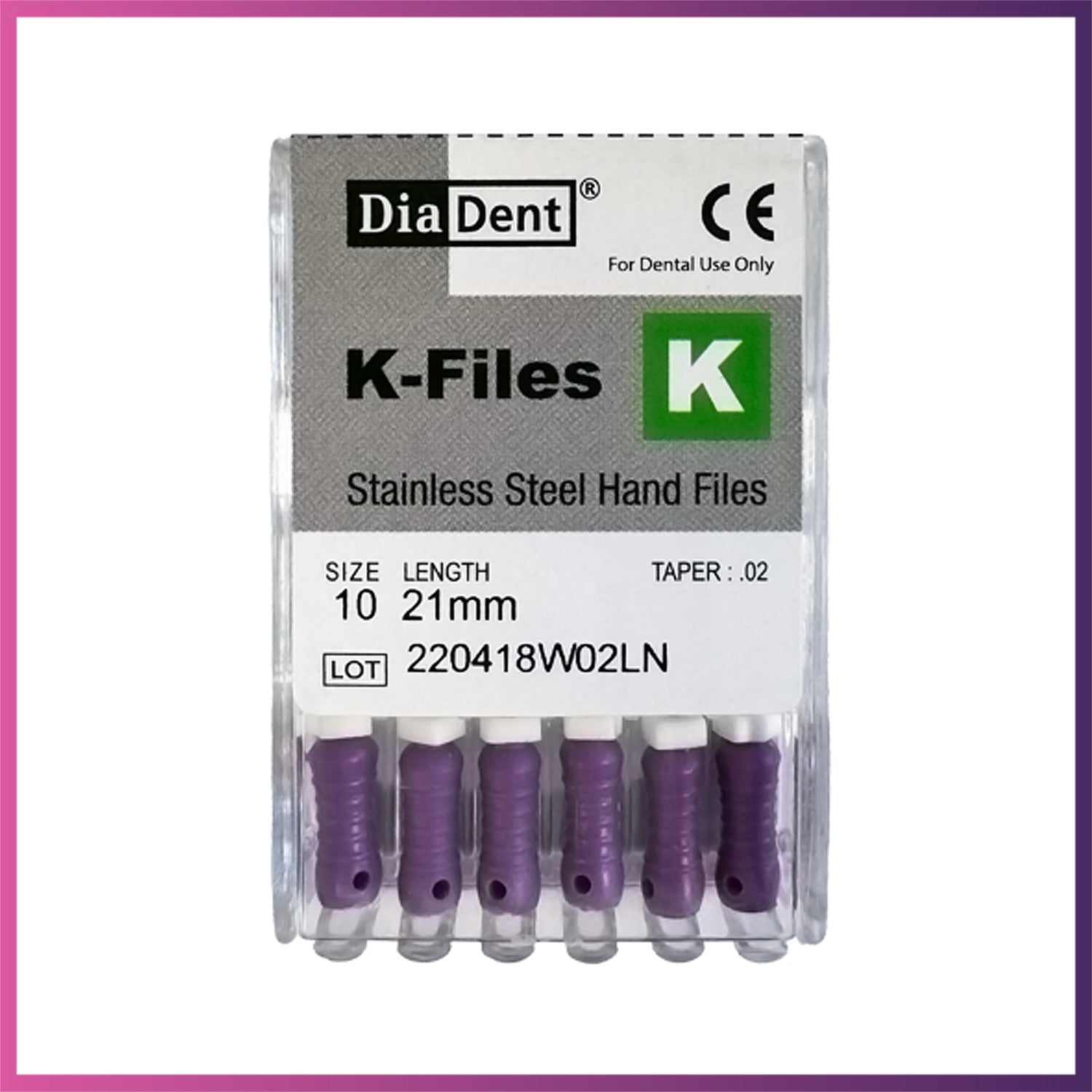 DiaDent Stainless Steel K-Files
