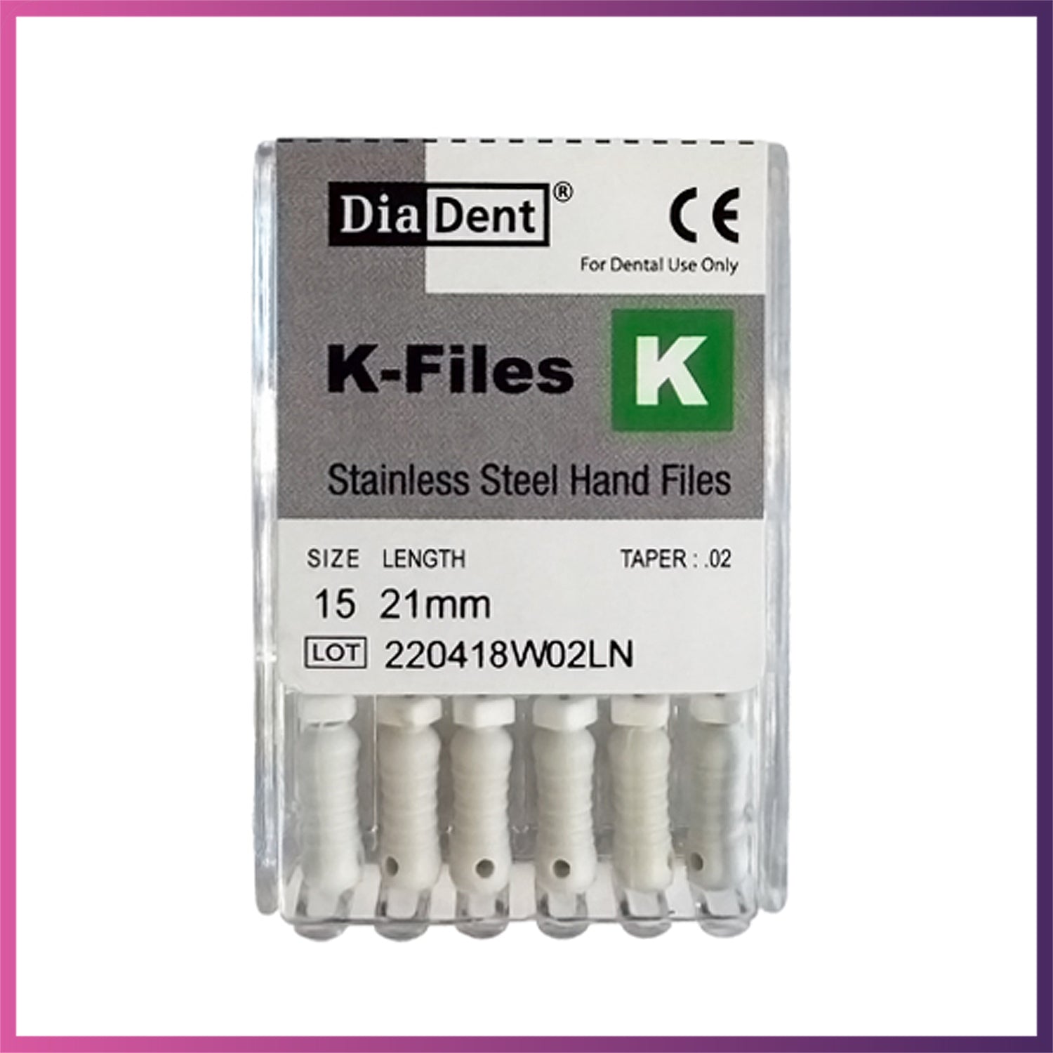 DiaDent Stainless Steel K-Files