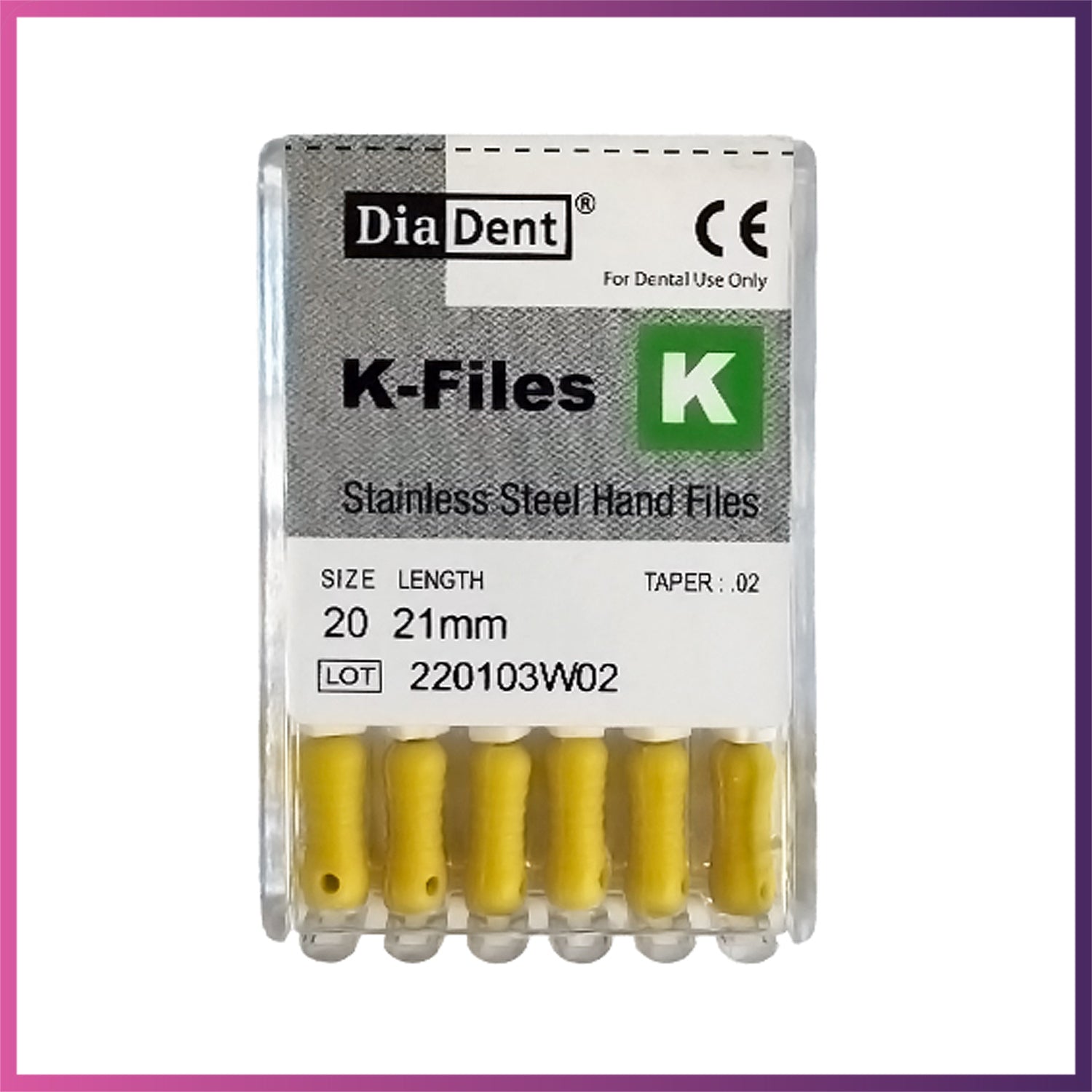 DiaDent Stainless Steel K-Files