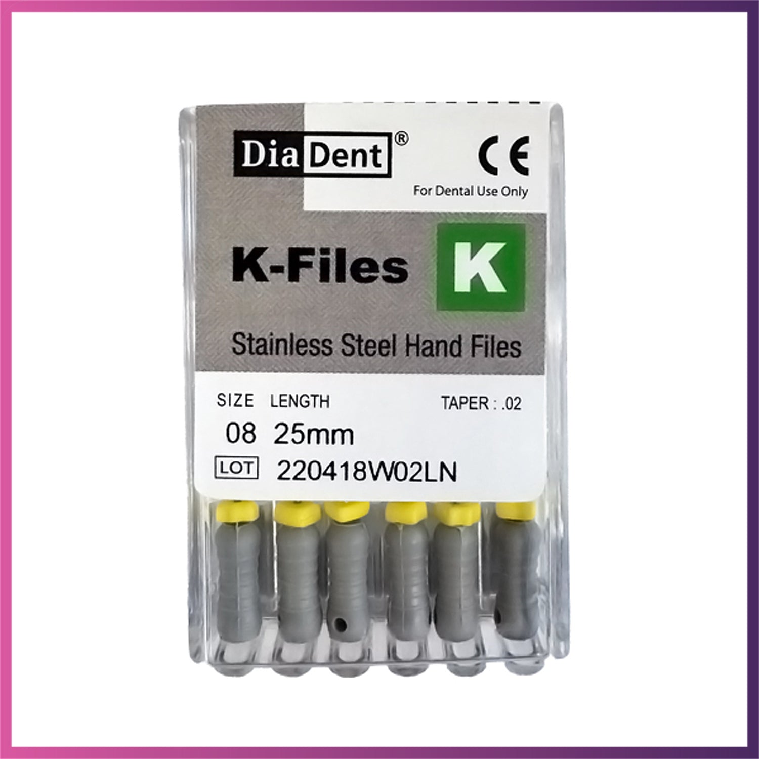 DiaDent Stainless Steel K-Files
