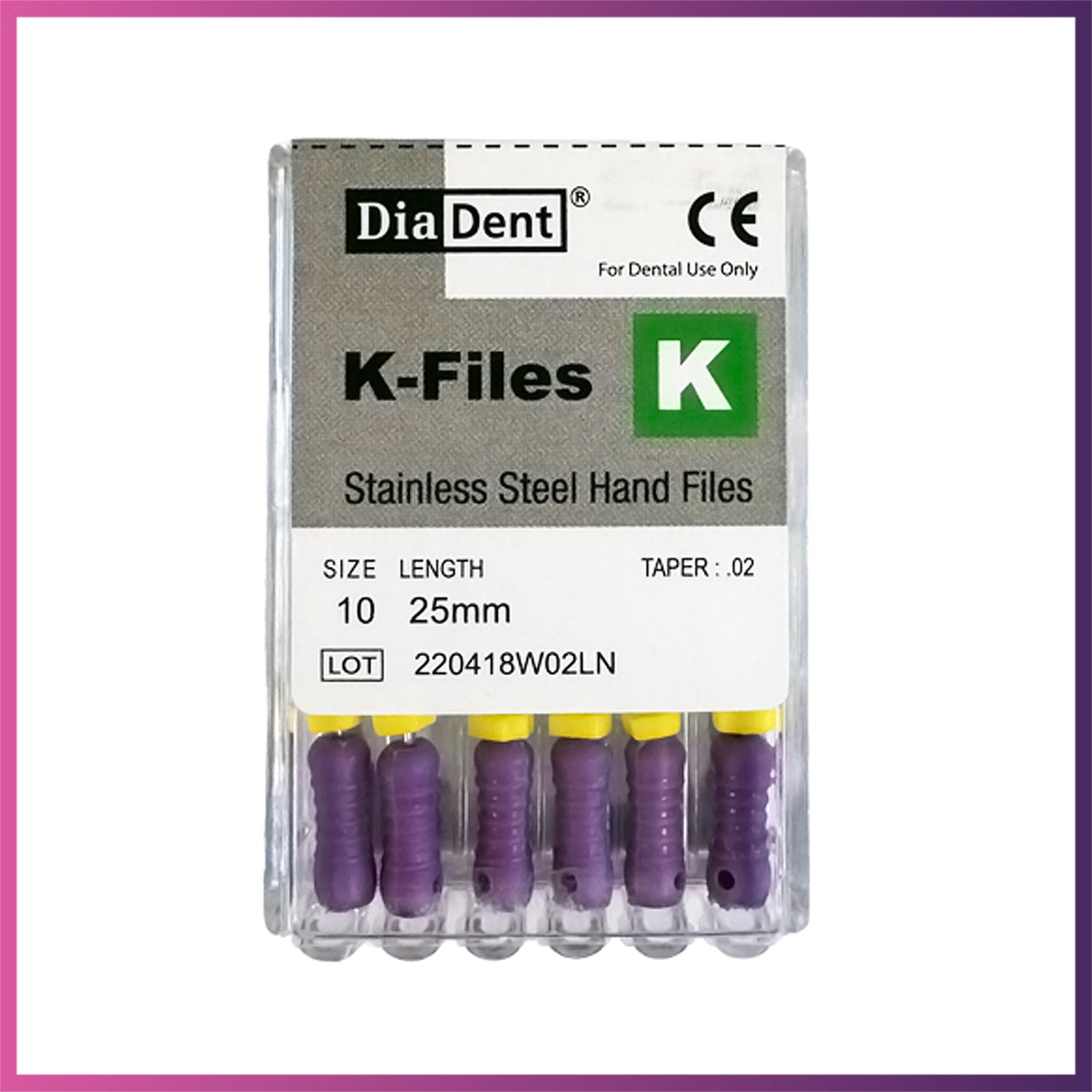 DiaDent Stainless Steel K-Files