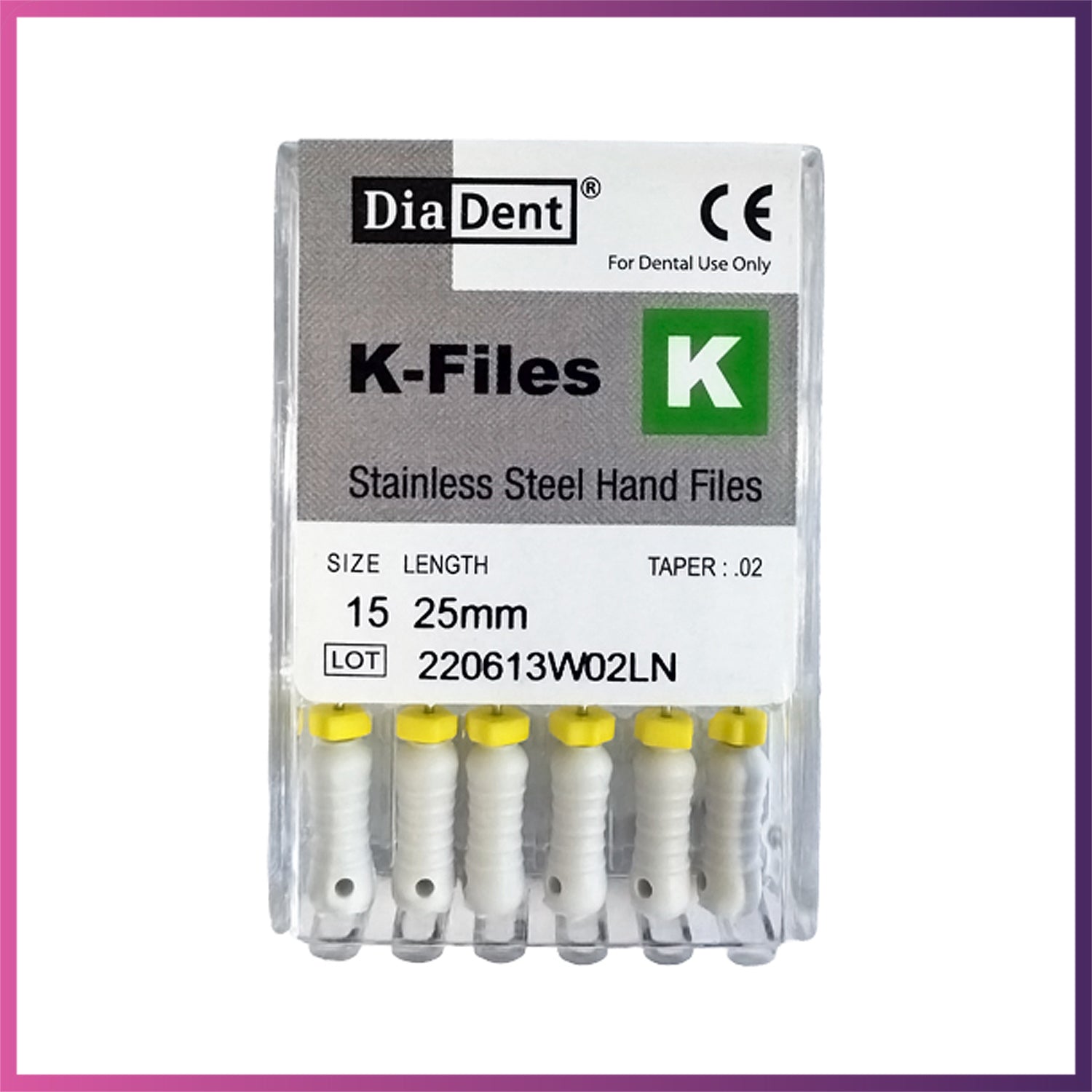 DiaDent Stainless Steel K-Files