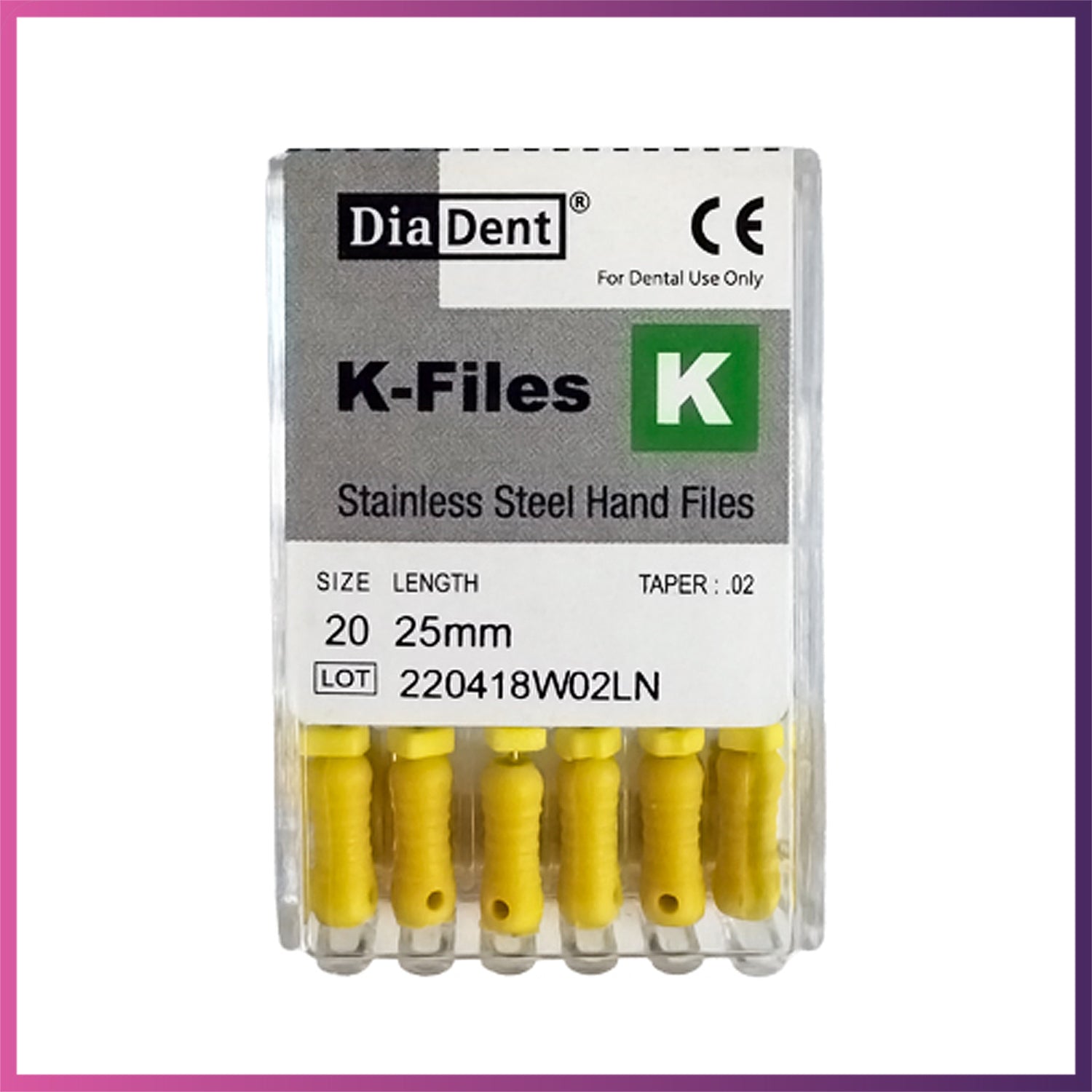 DiaDent Stainless Steel K-Files