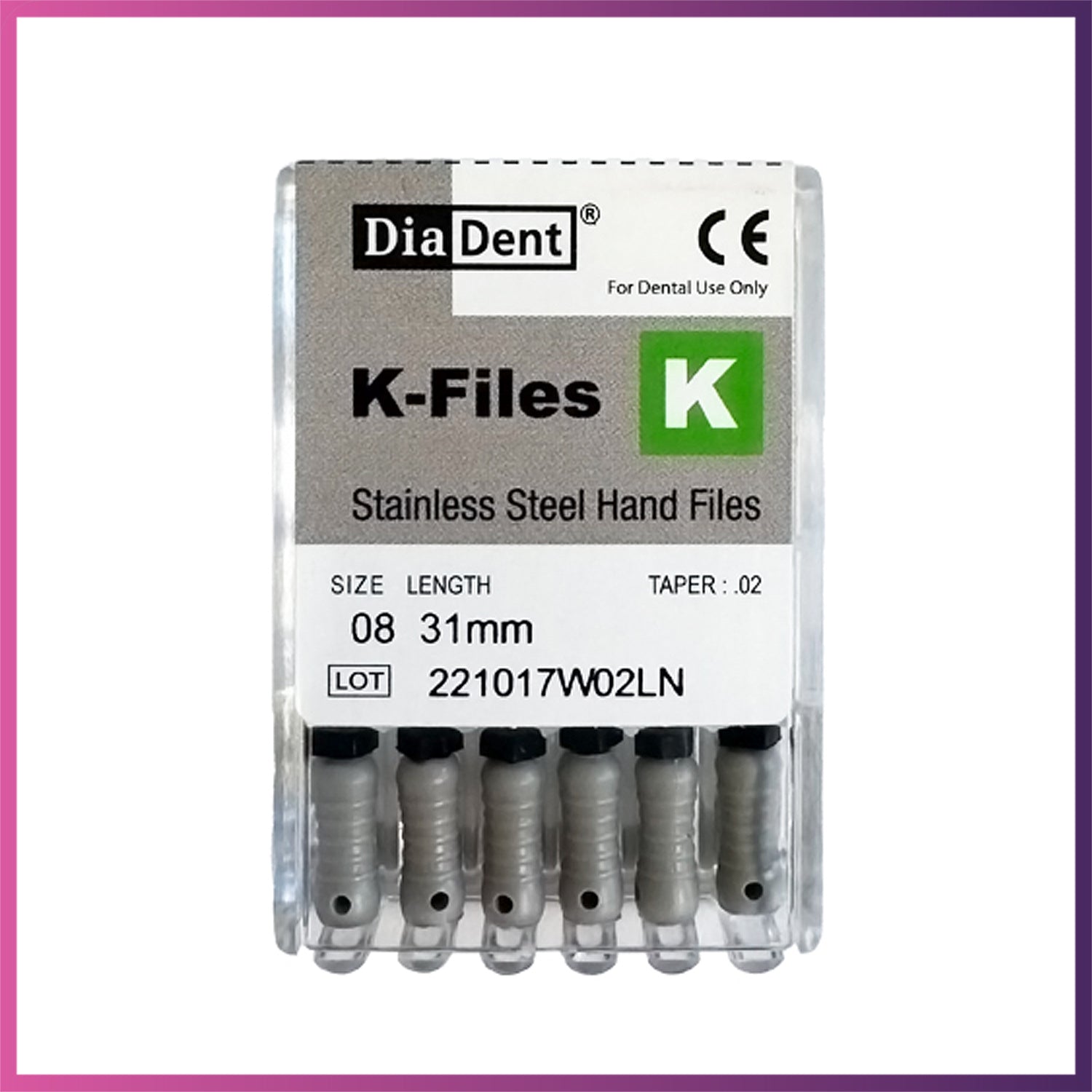 DiaDent Stainless Steel K-Files