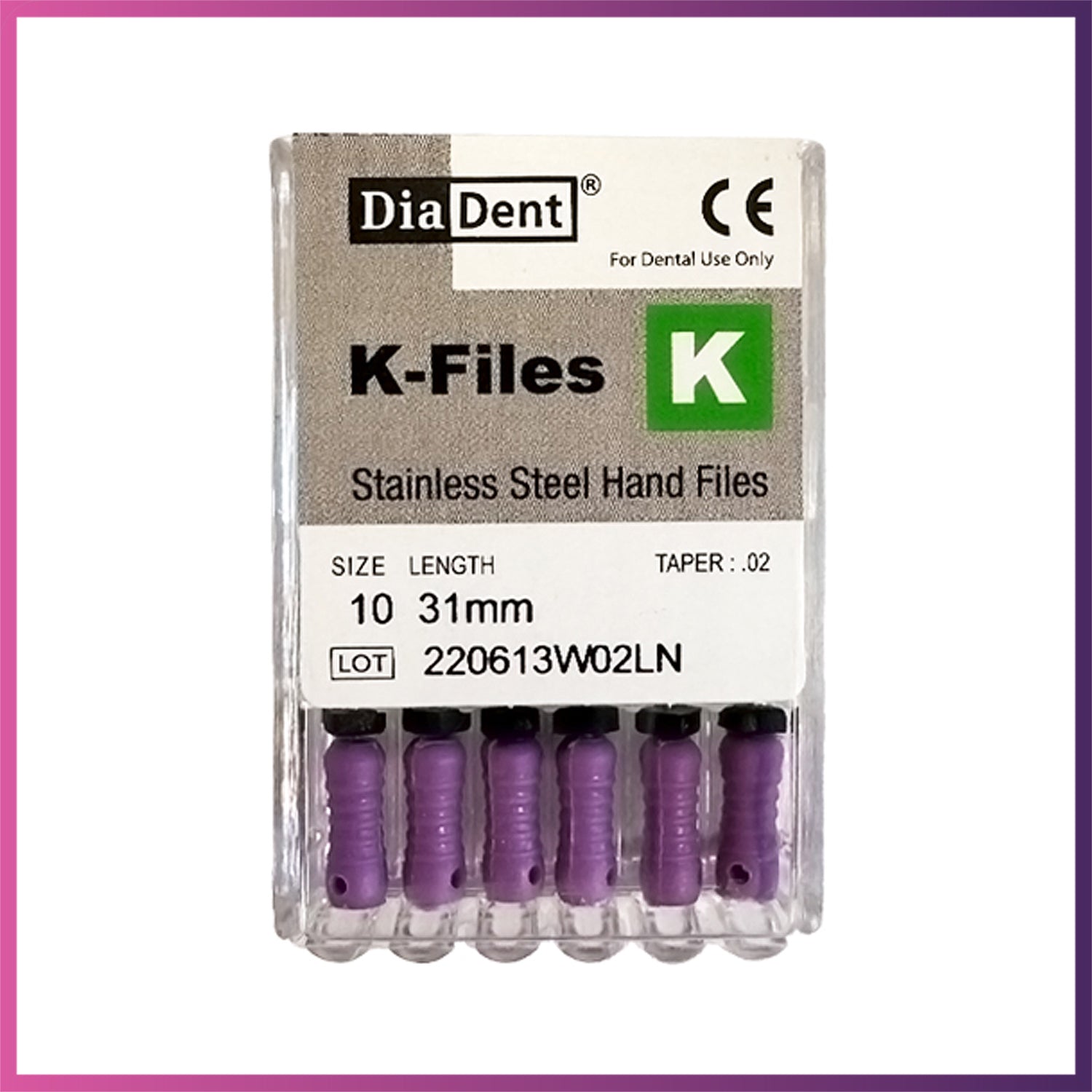 DiaDent Stainless Steel K-Files
