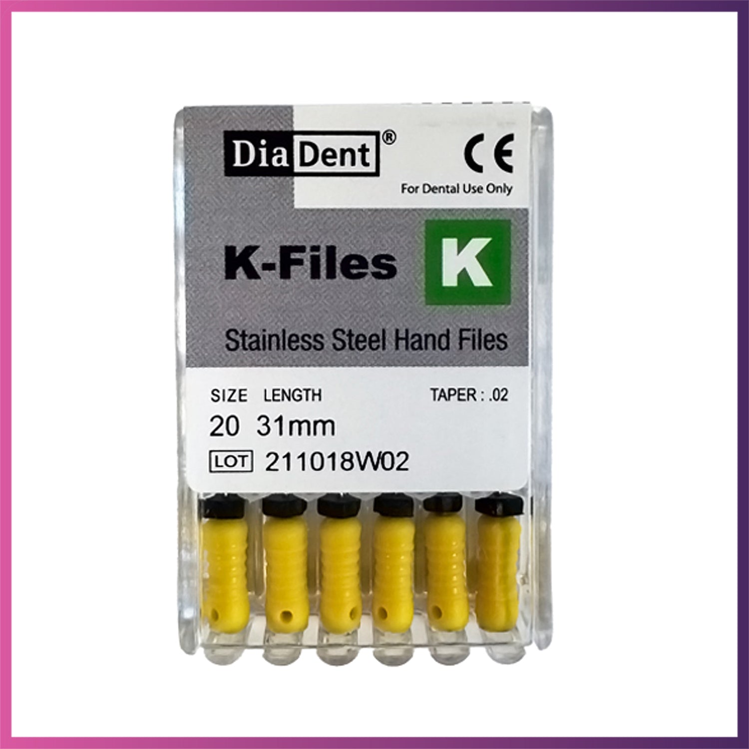 DiaDent Stainless Steel K-Files