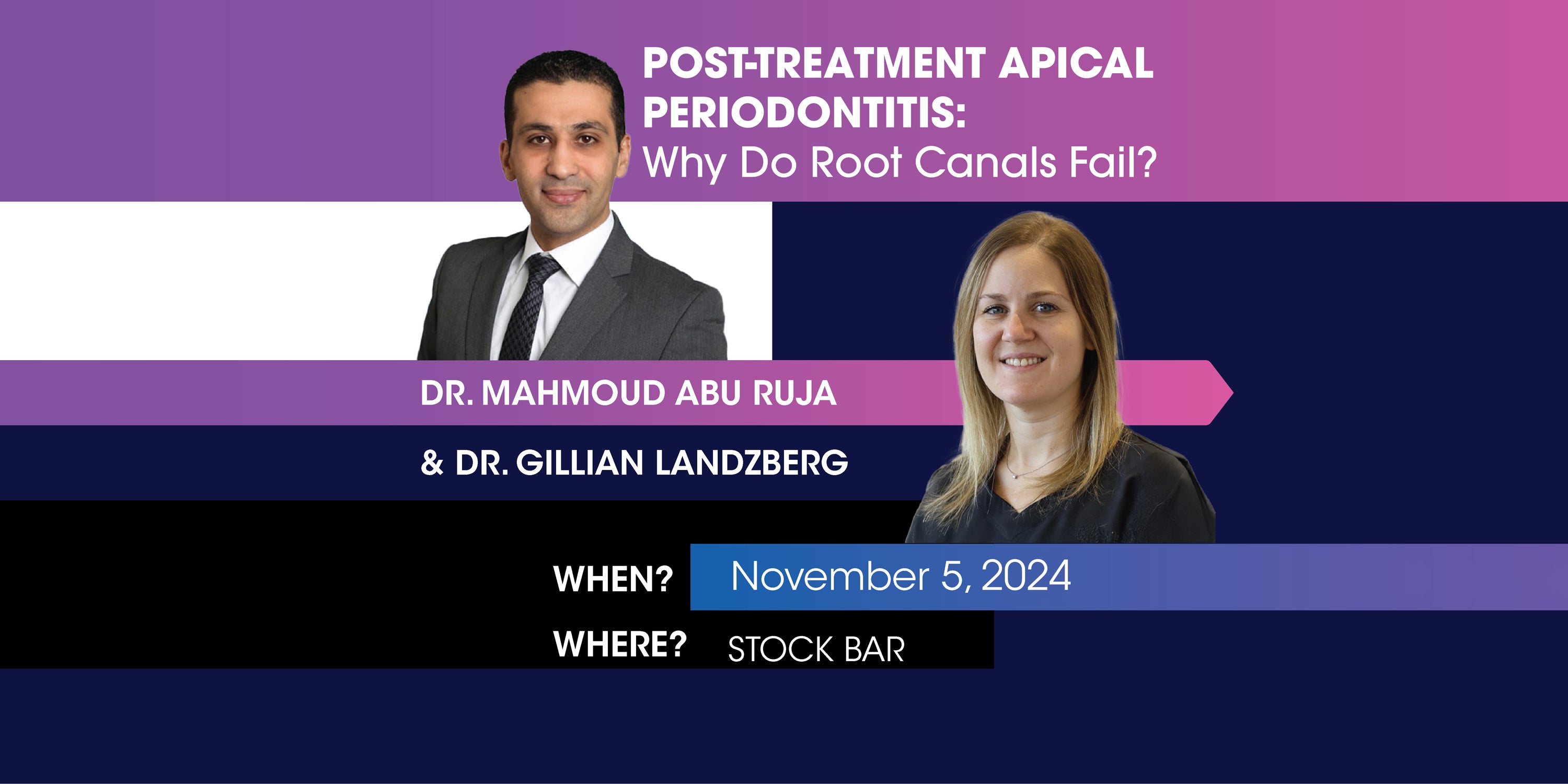 POST-TREATMENT APICAL PERIODONTITIS: Why Do Root Canals Fail?