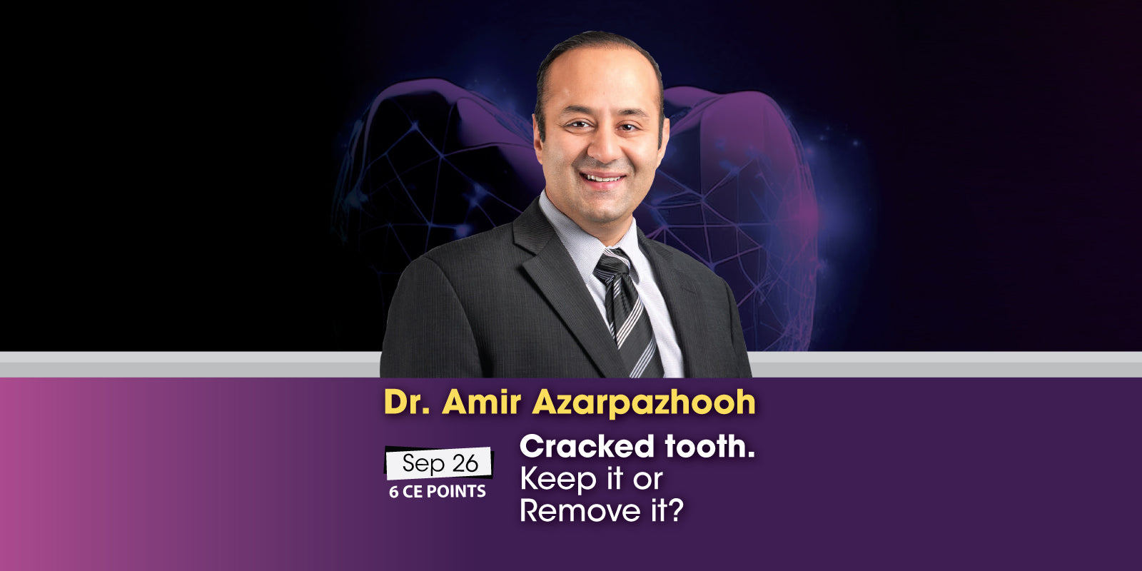 Sonident Proudly Sponsors Upcoming CE Course with Dr. Amir Azarpazhooh