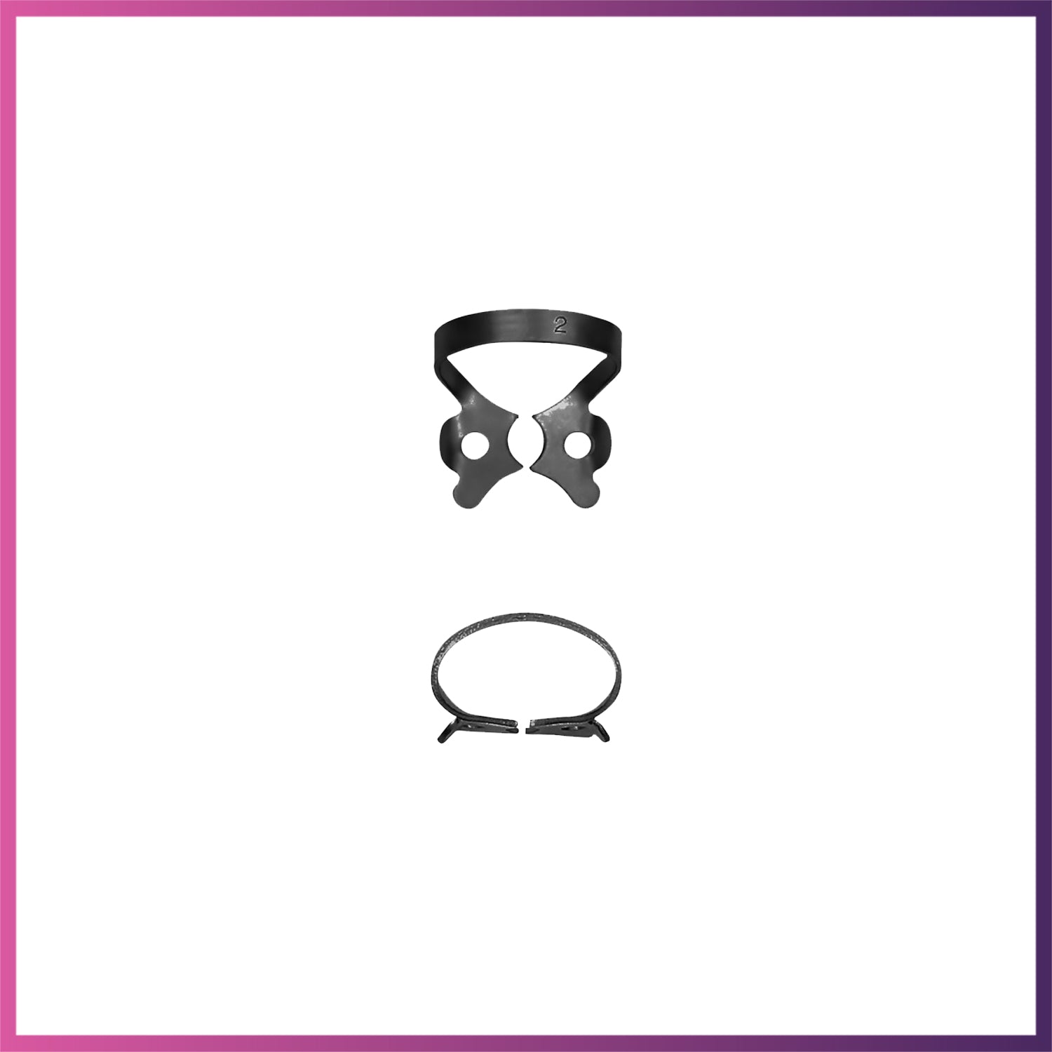 HiTeck #2 Premolars Rubber Dam Clamp