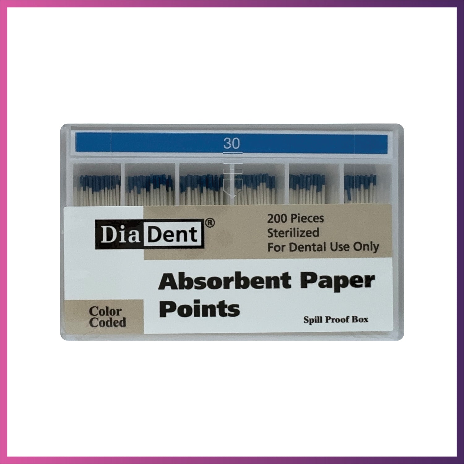 DiaDent Paper Points - ISO Sizes (02-04-06)