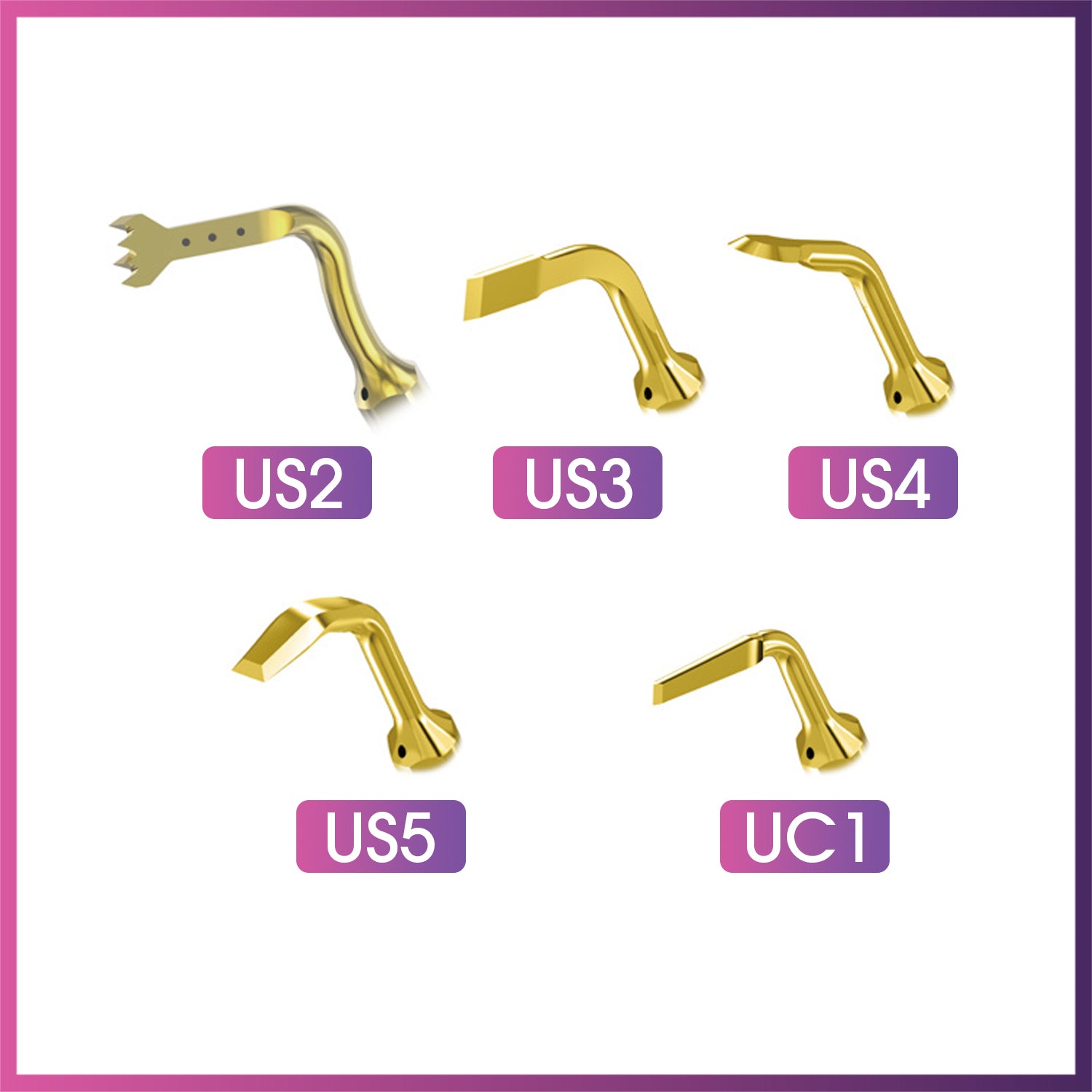 Woodpecker / Ultra Surgery Tips- Basic Kit