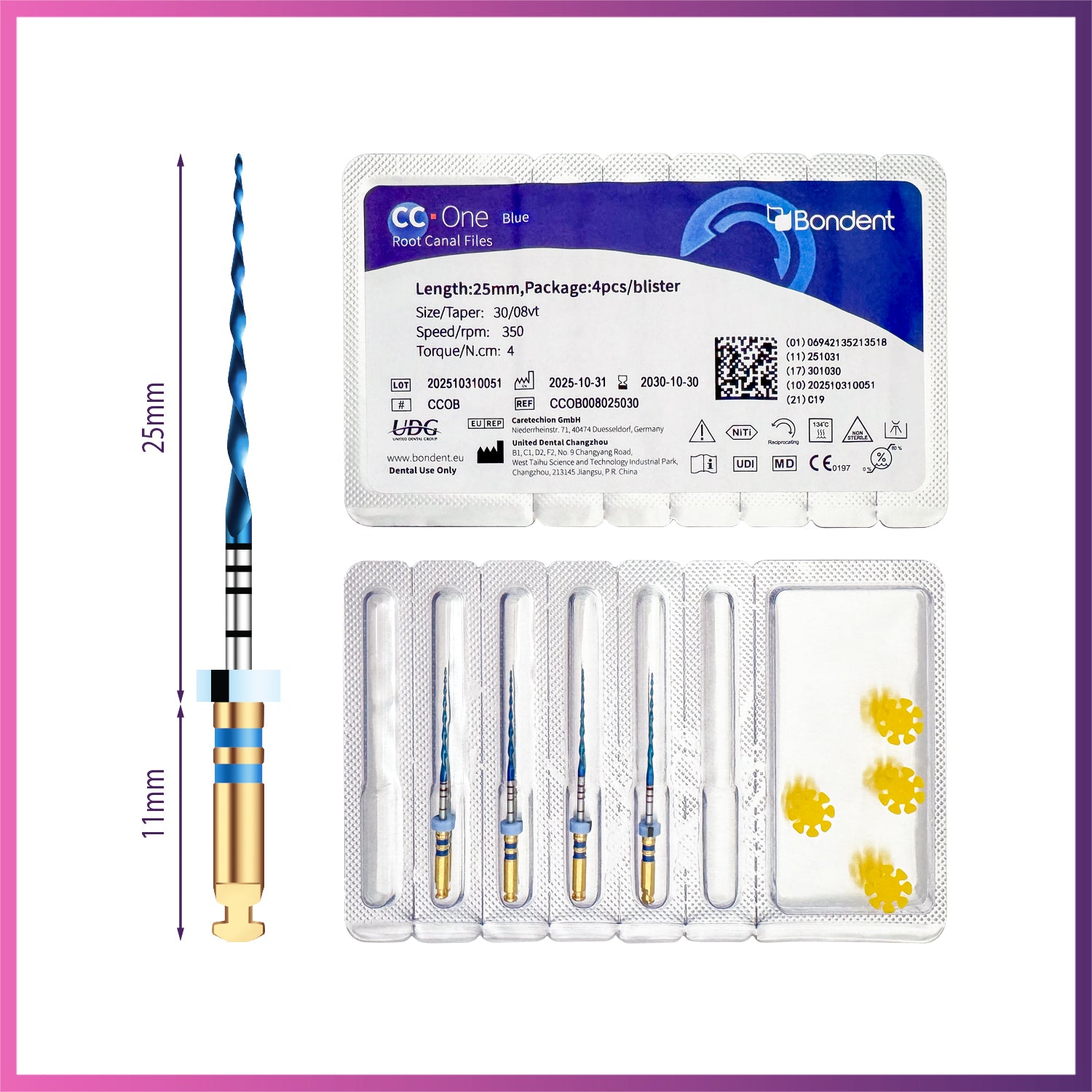 UDG-CC ONE BLUE™ Reciprocating Files