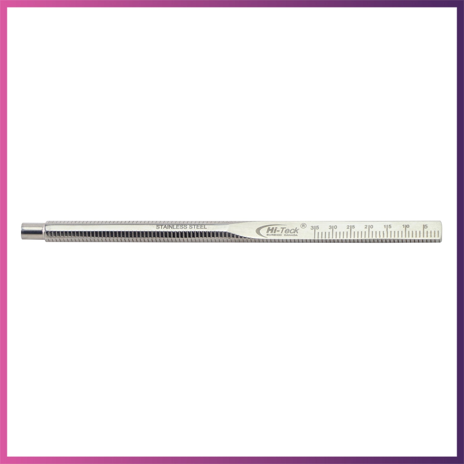 HiTeck Cone Socket Mirror Handle With Measuring Scale