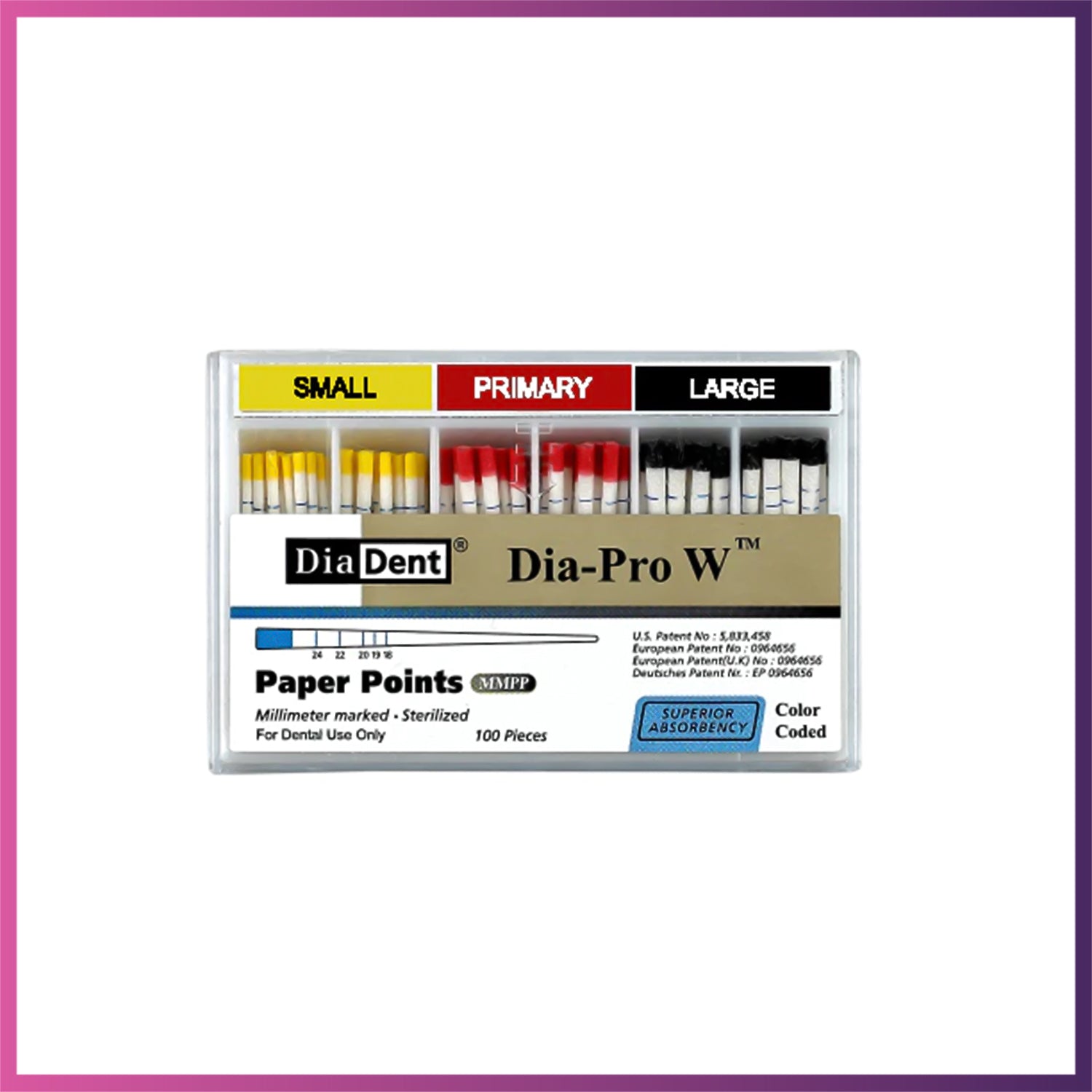 DiaDent Paper Points - Dia-Pro W