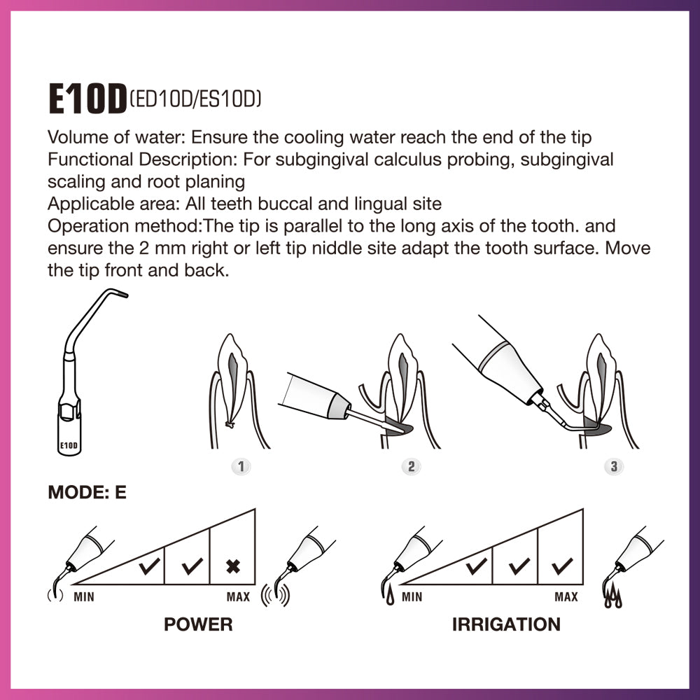 DTE Endodontics Tip - ED10D