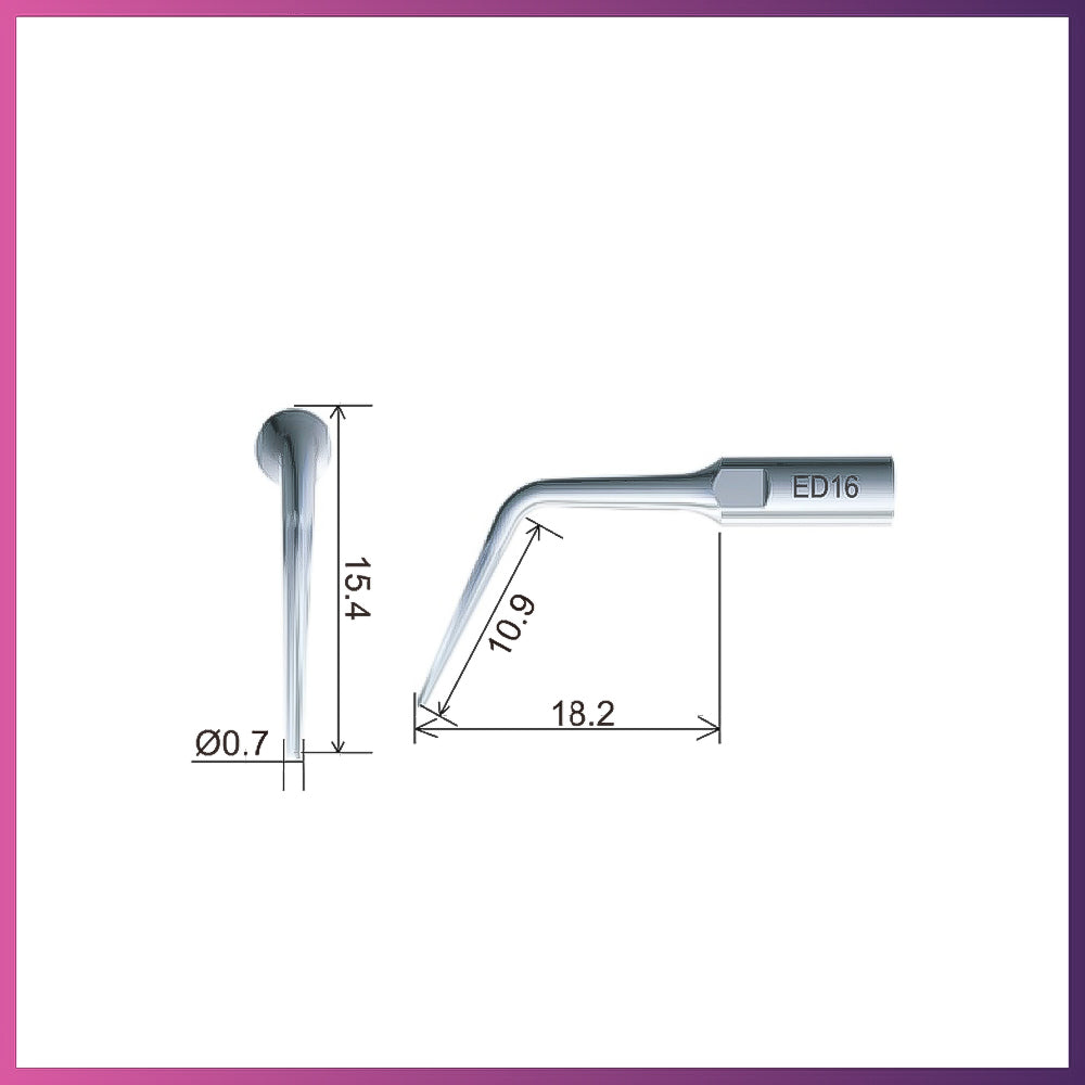 Pointe d'endodontie Woodpecker / DTE - ED15