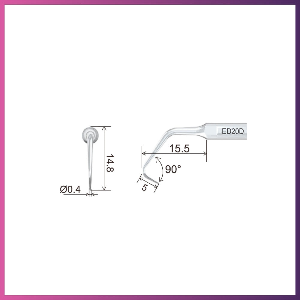 Punta endodóntica Woodpecker/DTE - ED15