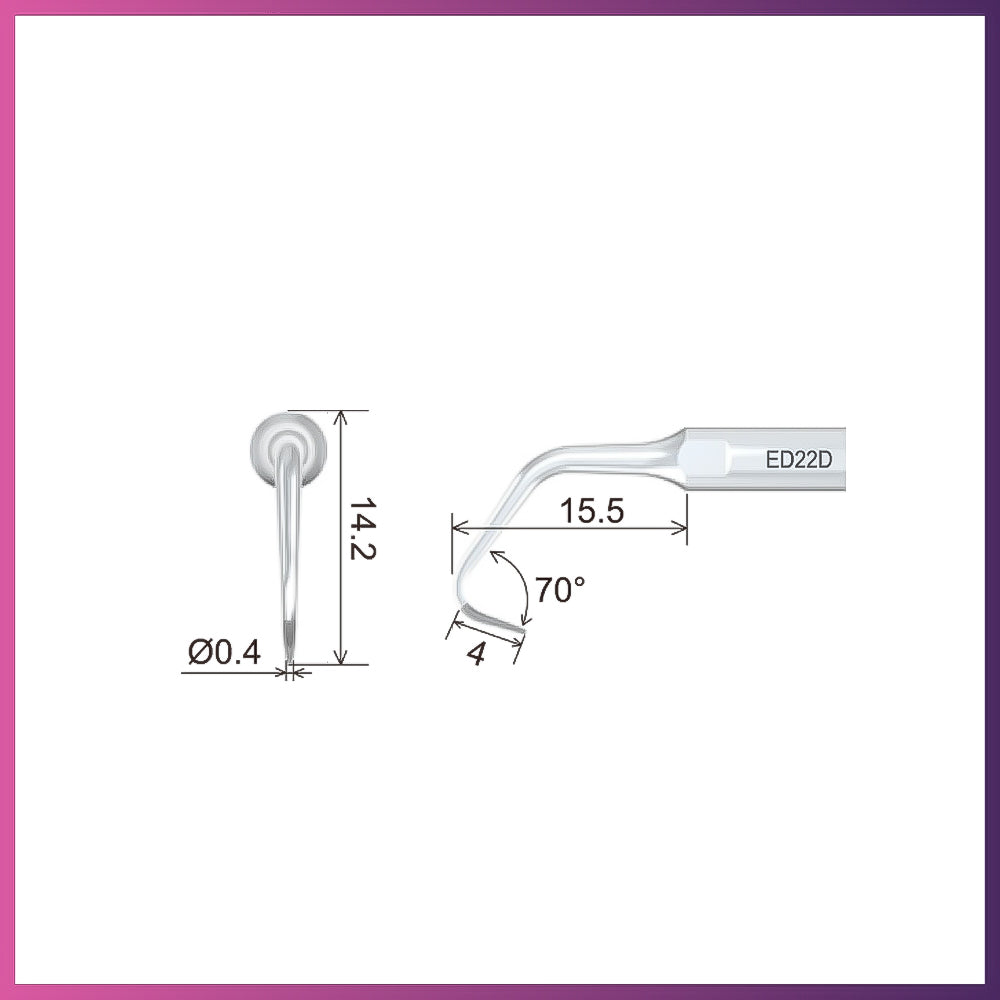 DTE Endodontics Tip - ED22D